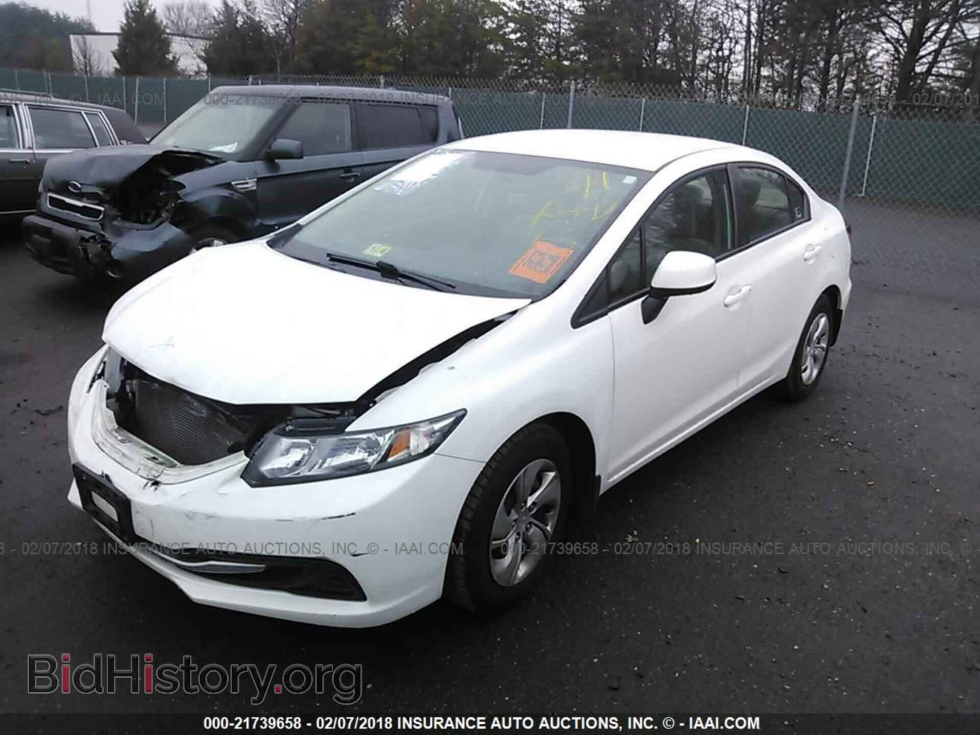 2013 Honda Civic - VIN: 2HGFB2F51DH506331 - Фото 2
