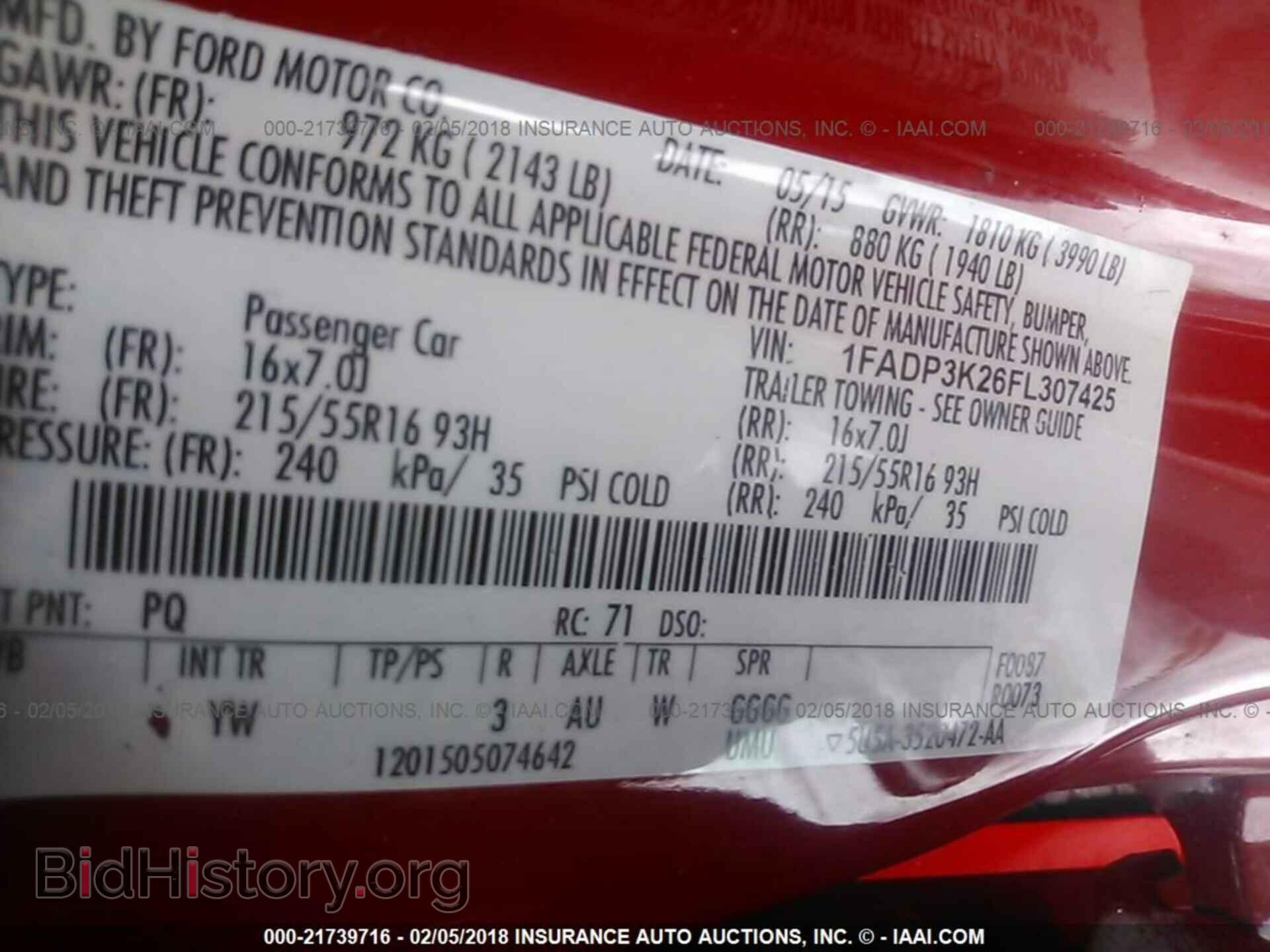 2015 Ford Focus - VIN: 1FADP3K26FL307425 - Photo 9