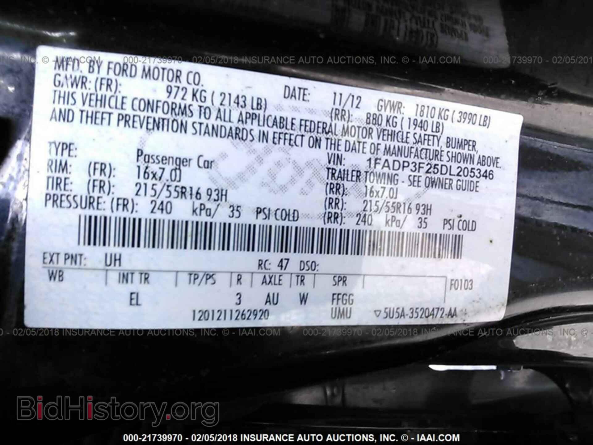 2013 Ford Focus - VIN: 1FADP3F25DL205346 - Фото 9
