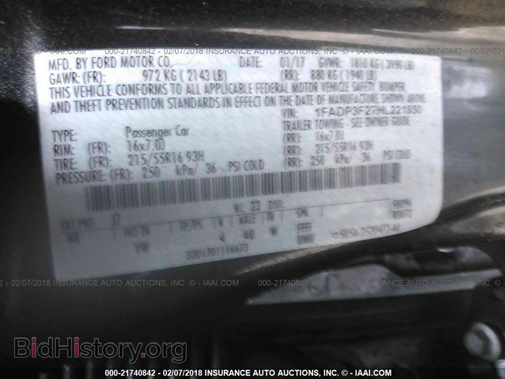 2017 Ford Focus - VIN: 1FADP3F27HL221330 - Photo 9