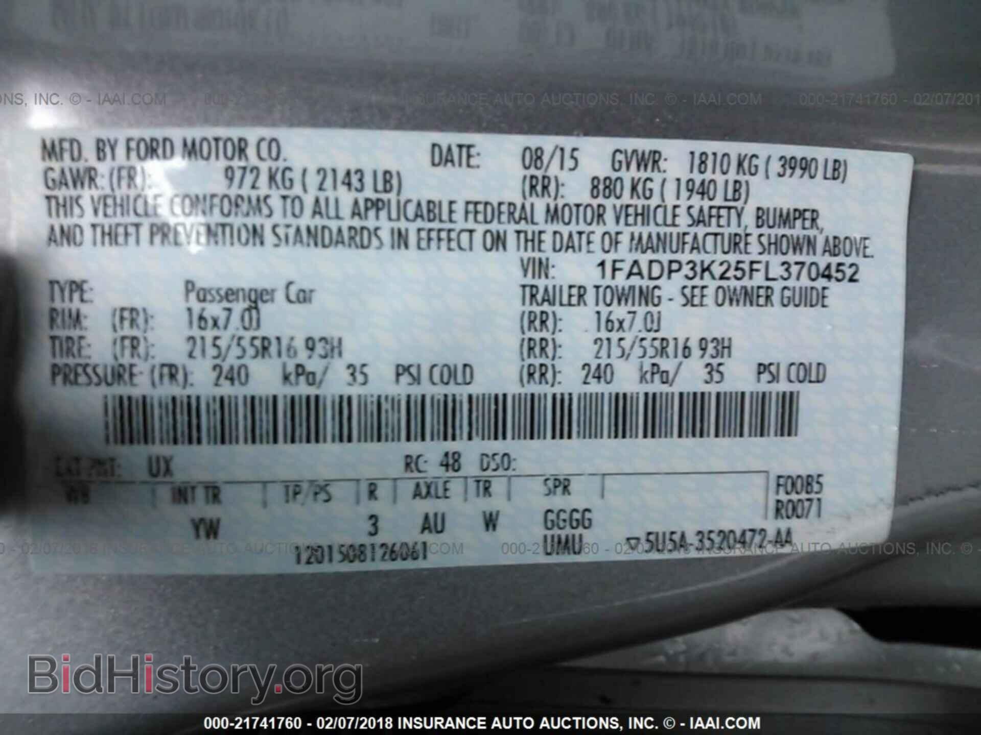 2015 Ford Focus - VIN: 1FADP3K25FL370452 - Photo 9