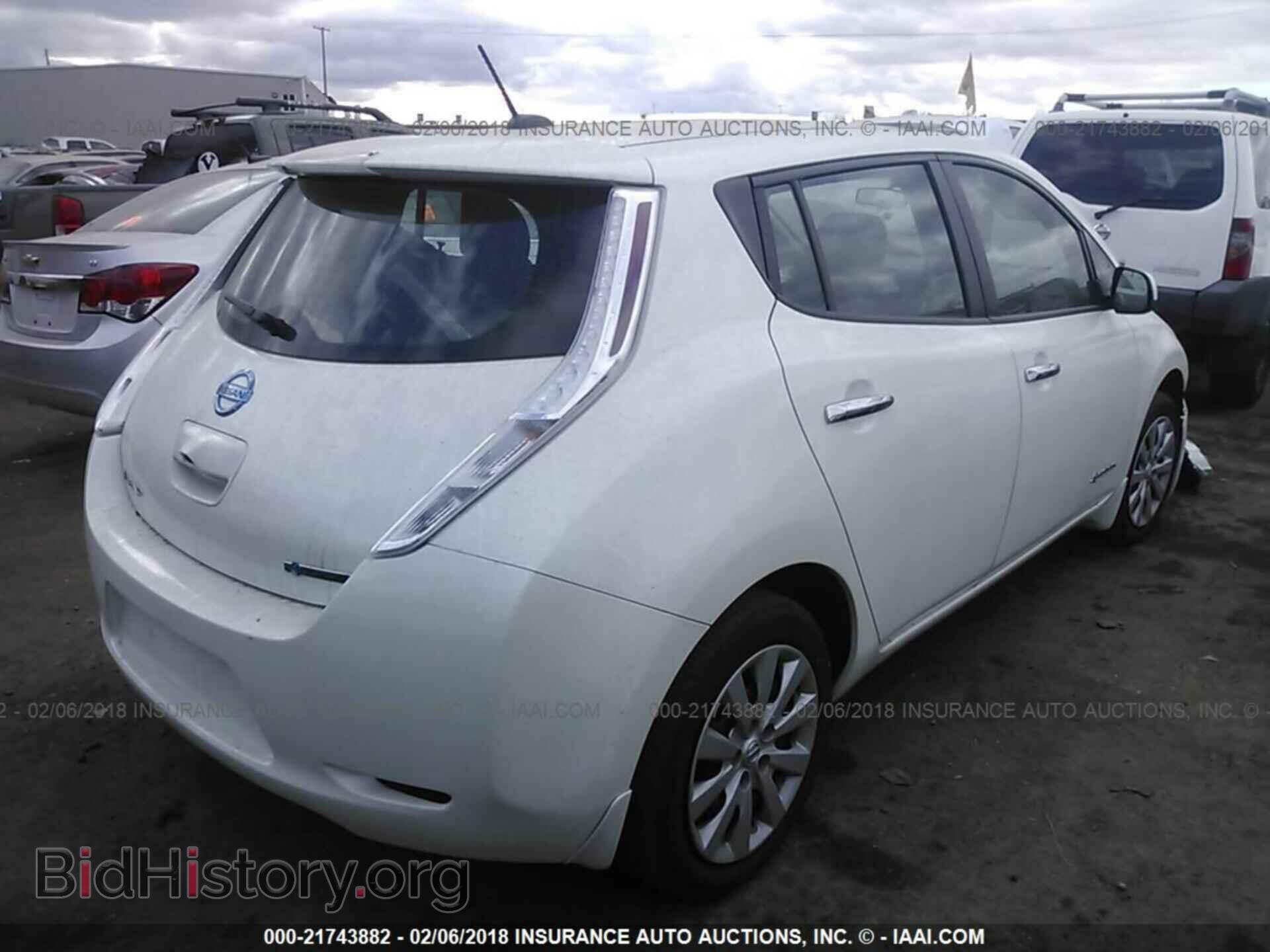 2015 Nissan Leaf - VIN: 1N4AZ0CP3FC313706 - Фото 4