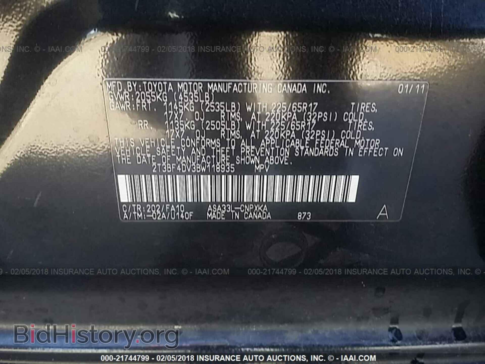 2011 Toyota Rav4 - VIN: 2T3BF4DV3BW118935 - Photo 9