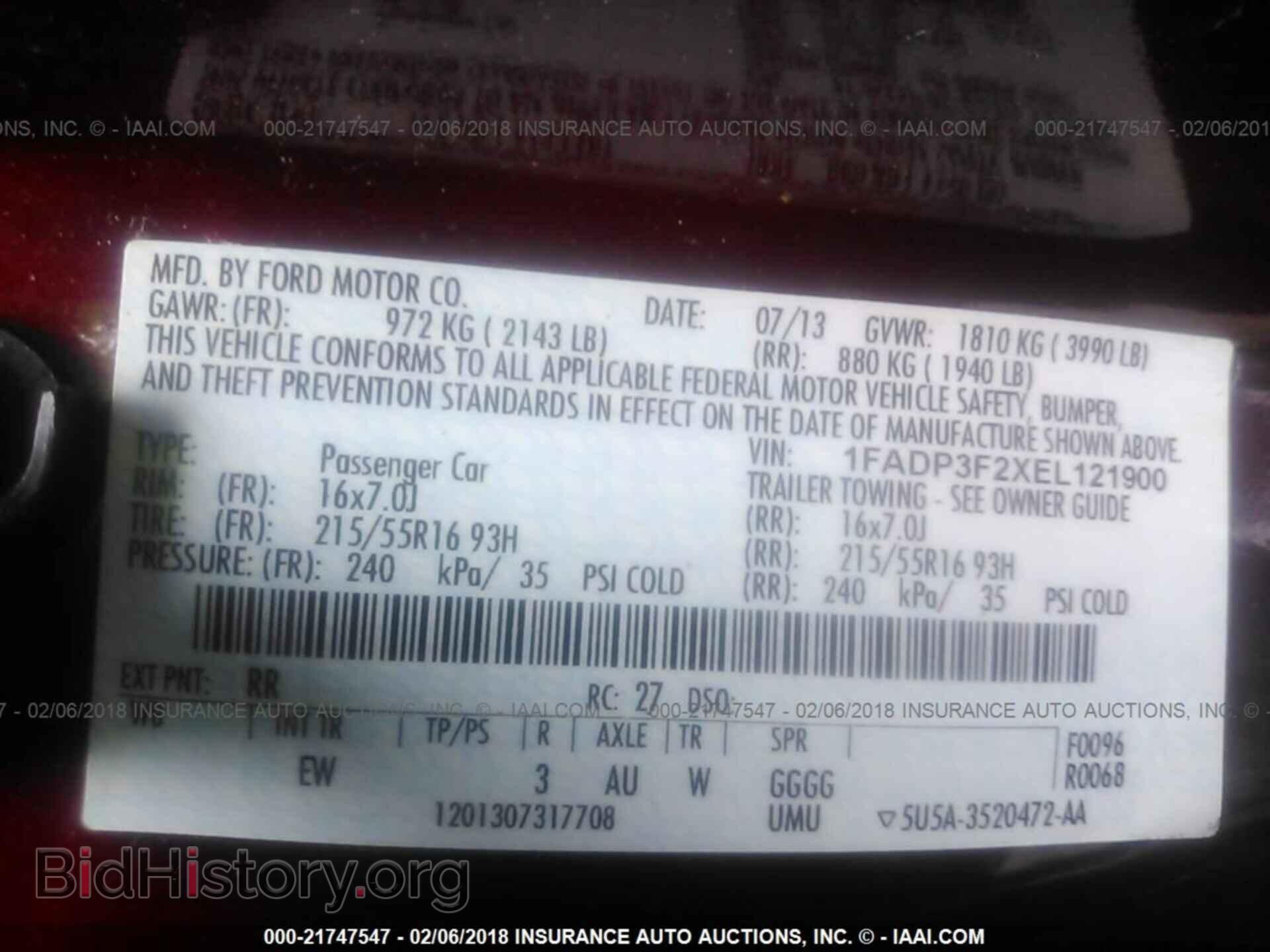 2014 Ford Focus - VIN: 1FADP3F2XEL121900 - Фото 9