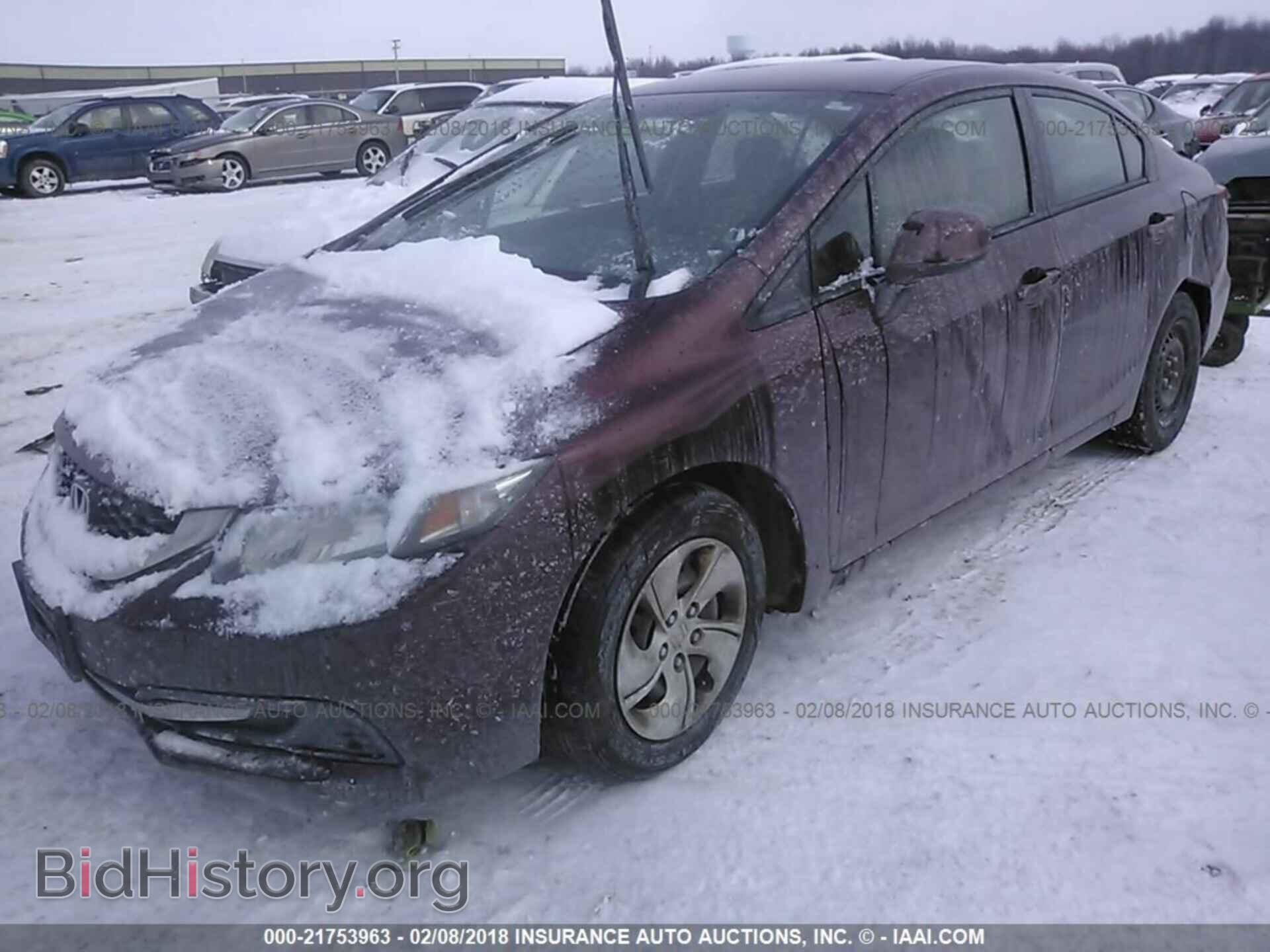 2013 Honda Civic - VIN: 19XFB2F59DE095500 - Фото 2