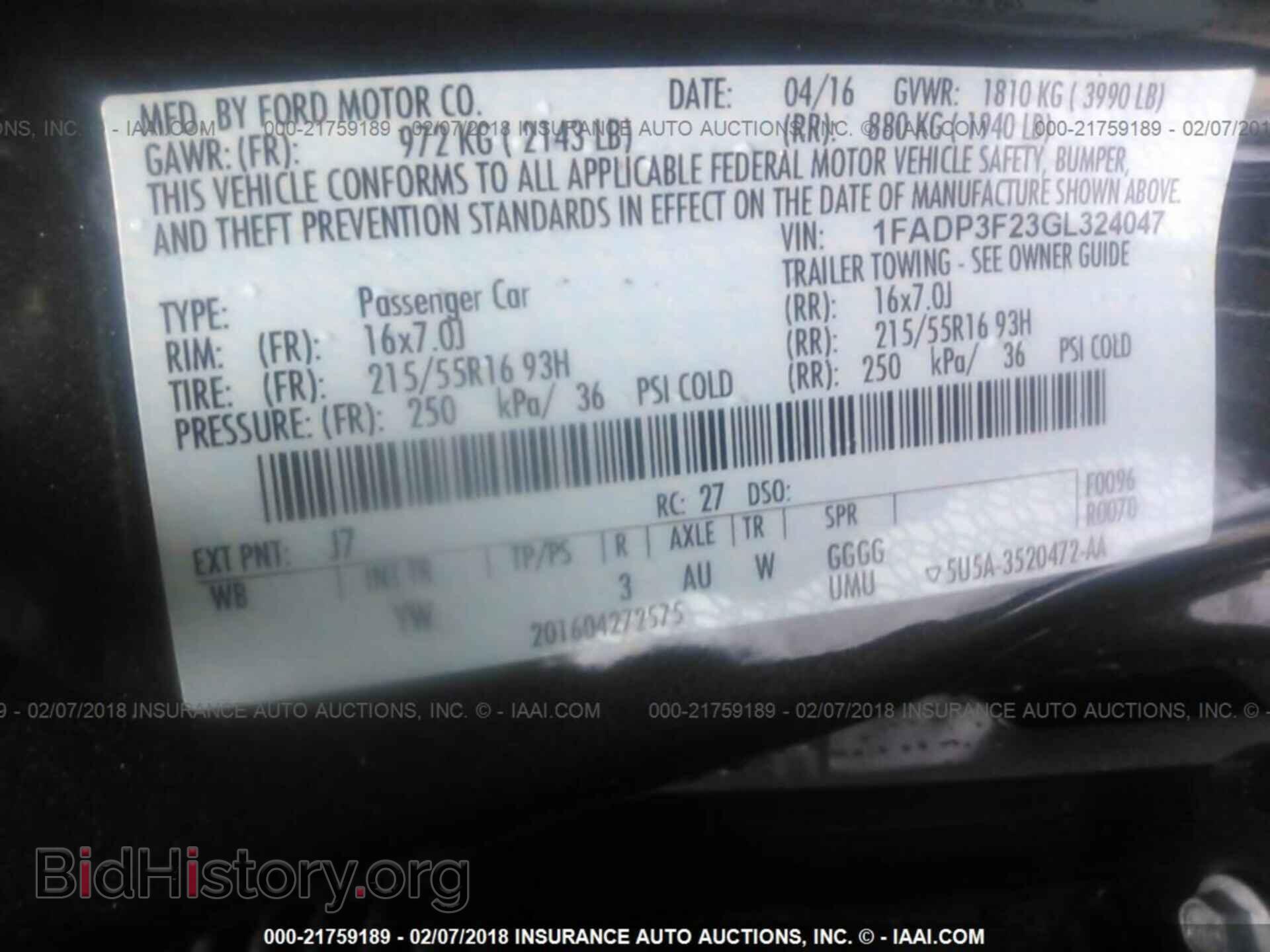 2016 Ford Focus - VIN: 1FADP3F23GL324047 - Photo 9