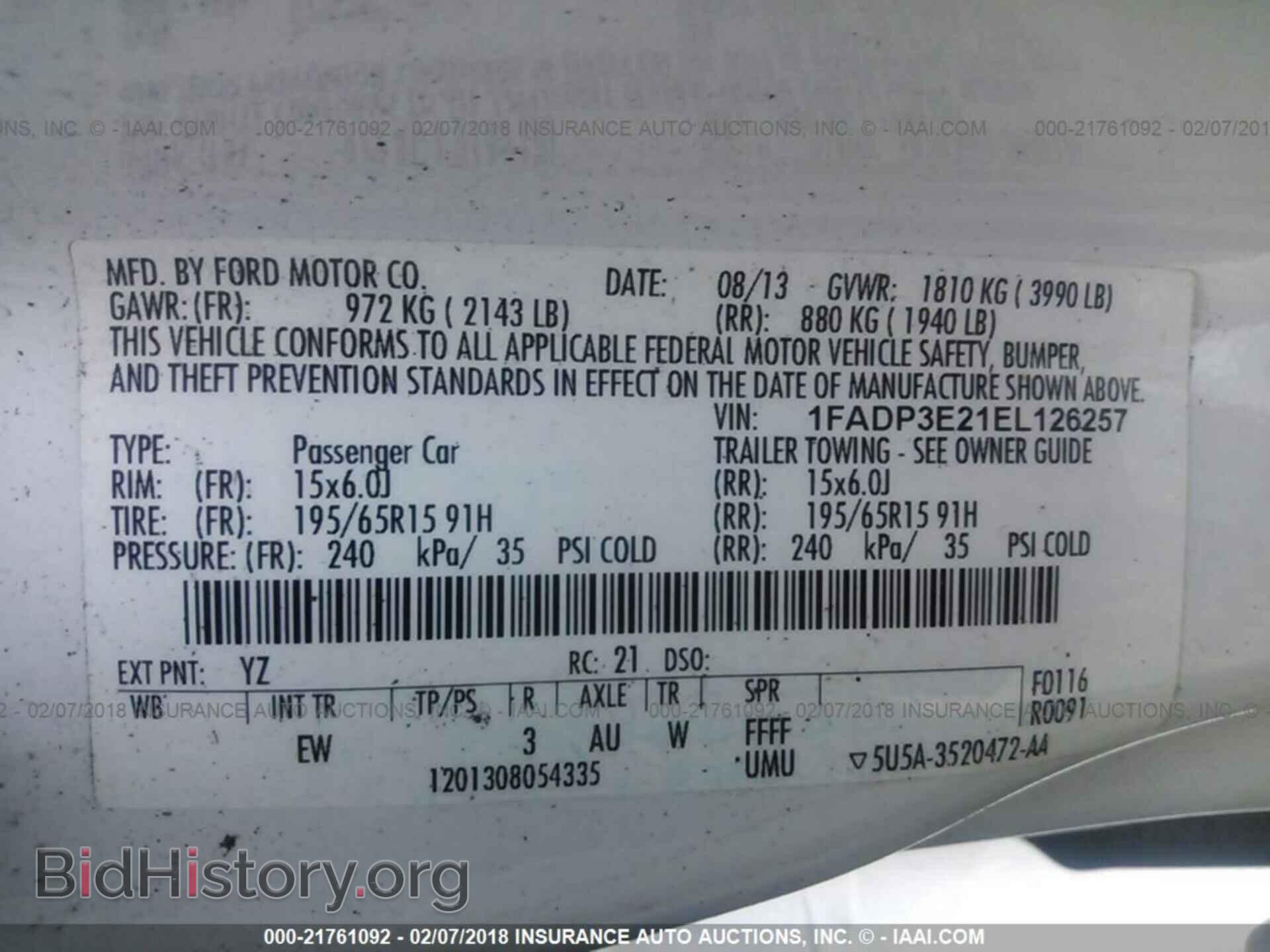 2014 Ford Focus - VIN: 1FADP3E21EL126257 - Photo 9
