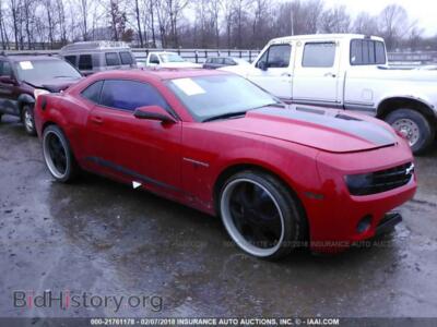 2011 Chevrolet CAMARO, красный — VIN 2G1FE1ED2B9136239, IAAI