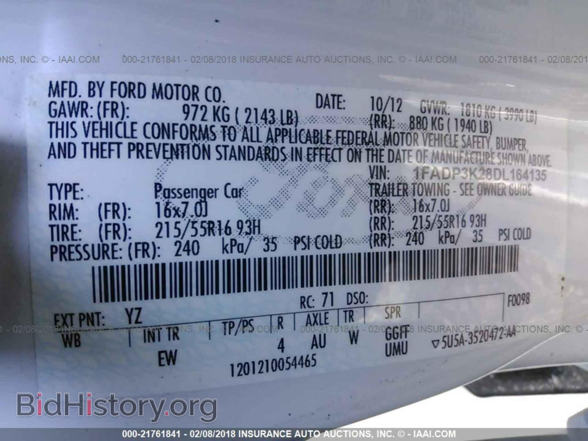 2013 Ford Focus - VIN: 1FADP3K28DL164135 - Photo 9