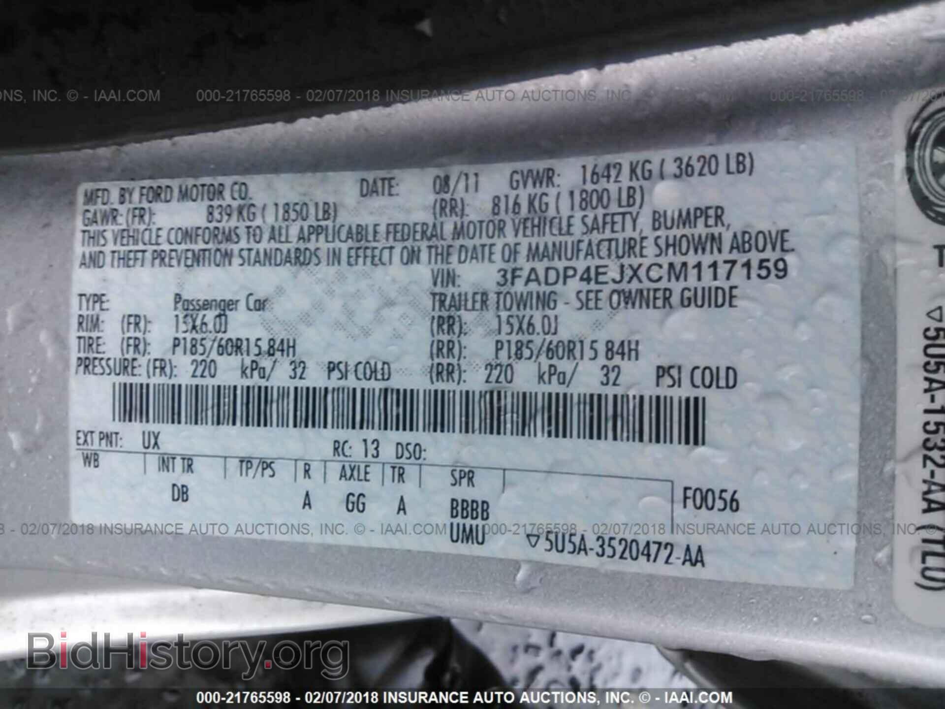 2012 Ford Fiesta - VIN: 3FADP4EJXCM117159 - Photo 9
