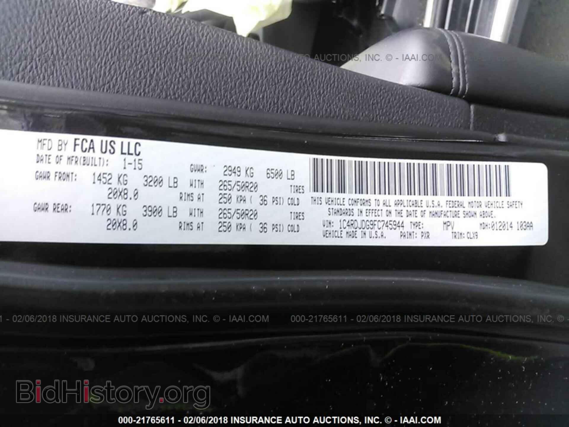 2015 Dodge Durango - VIN: 1C4RDJDG9FC745944 - Photo 9