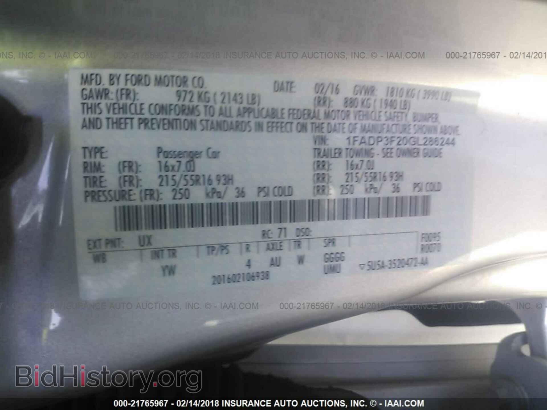 2016 Ford Focus - VIN: 1FADP3F20GL286244 - Photo 9