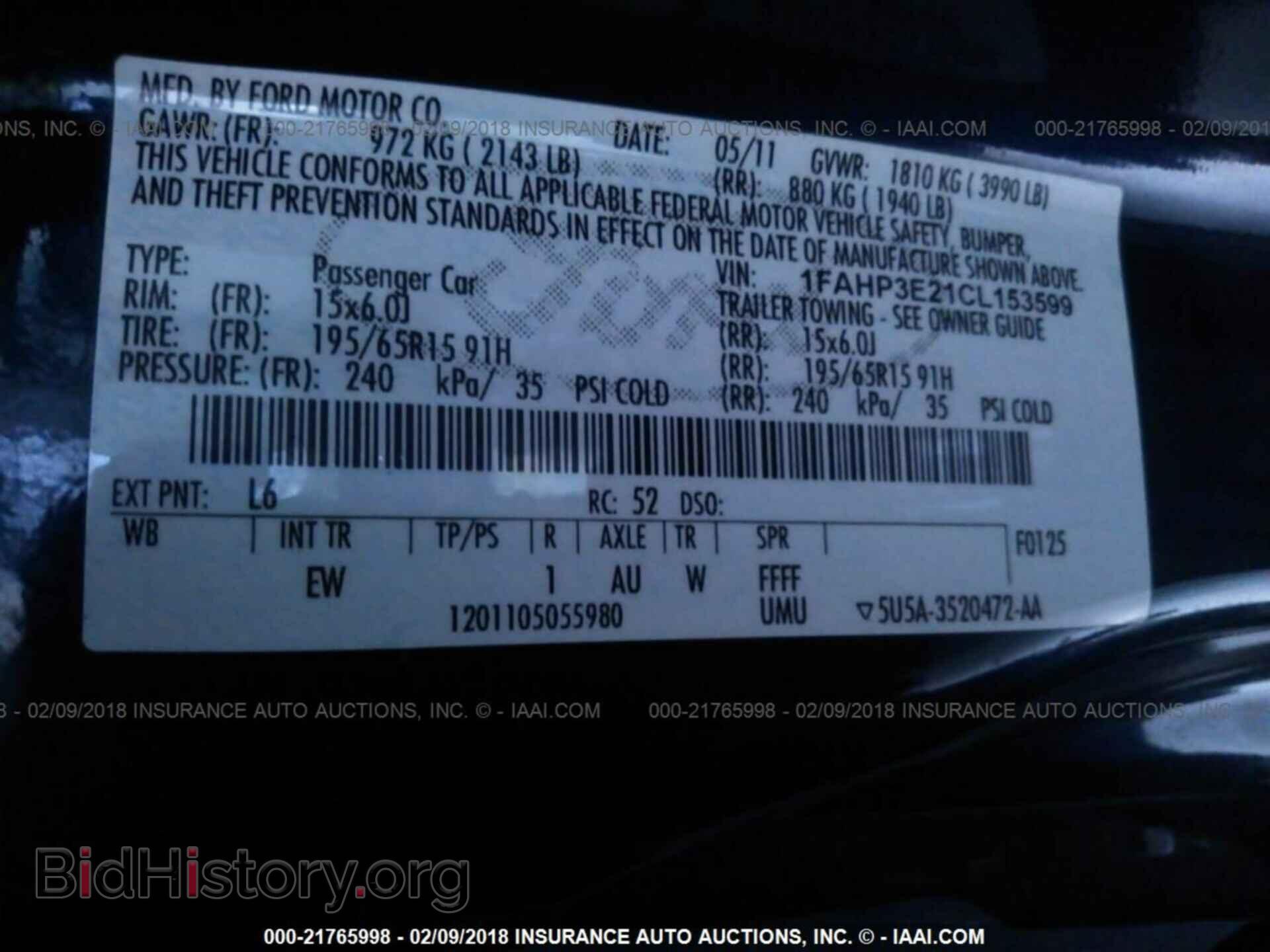 2012 Ford Focus - VIN: 1FAHP3E21CL153599 - Photo 9