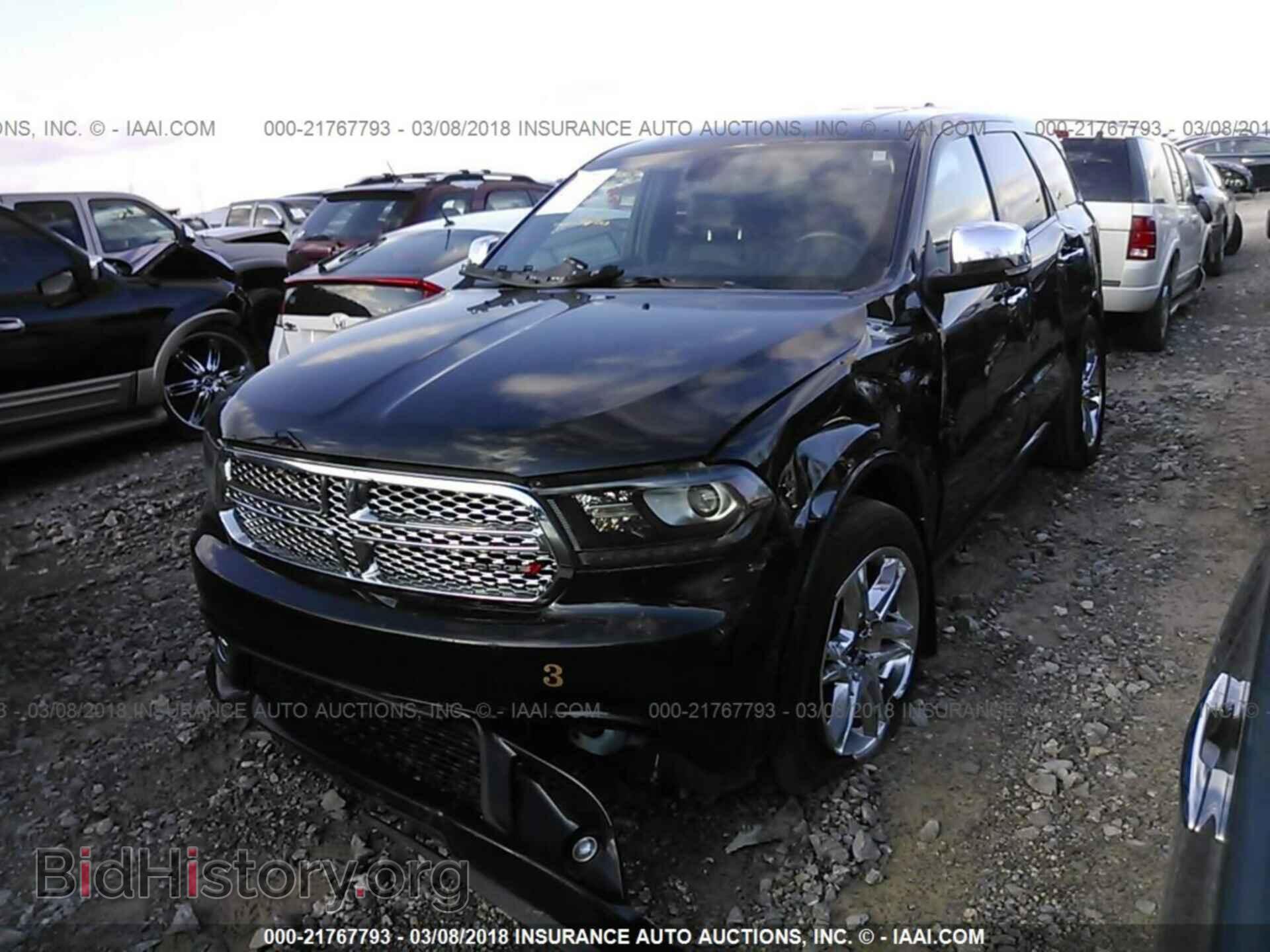2014 Dodge Durango - VIN: 1C4SDHCT1EC975310 - Фото 2