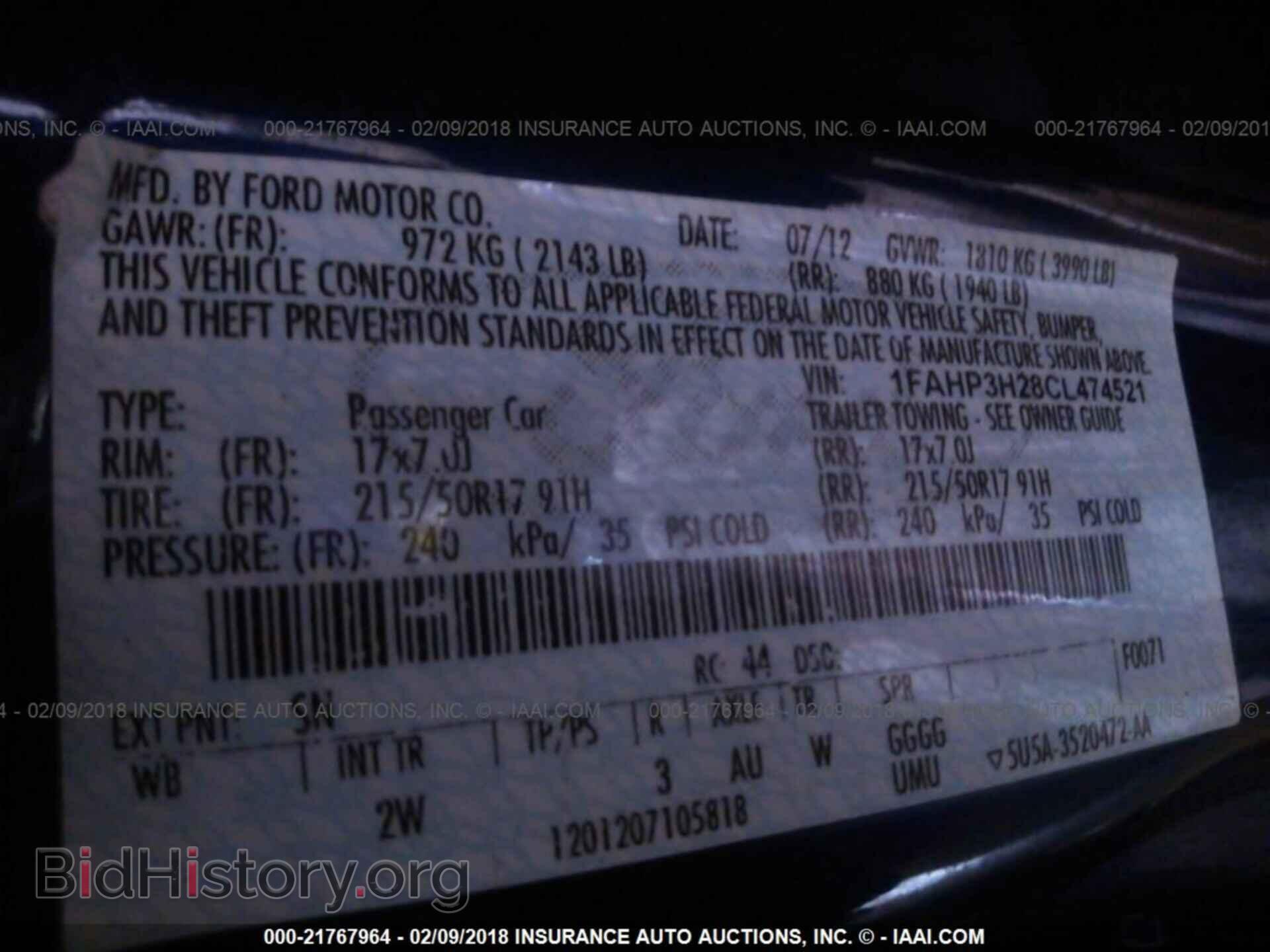 2012 Ford Focus - VIN: 1FAHP3H28CL474521 - Photo 9