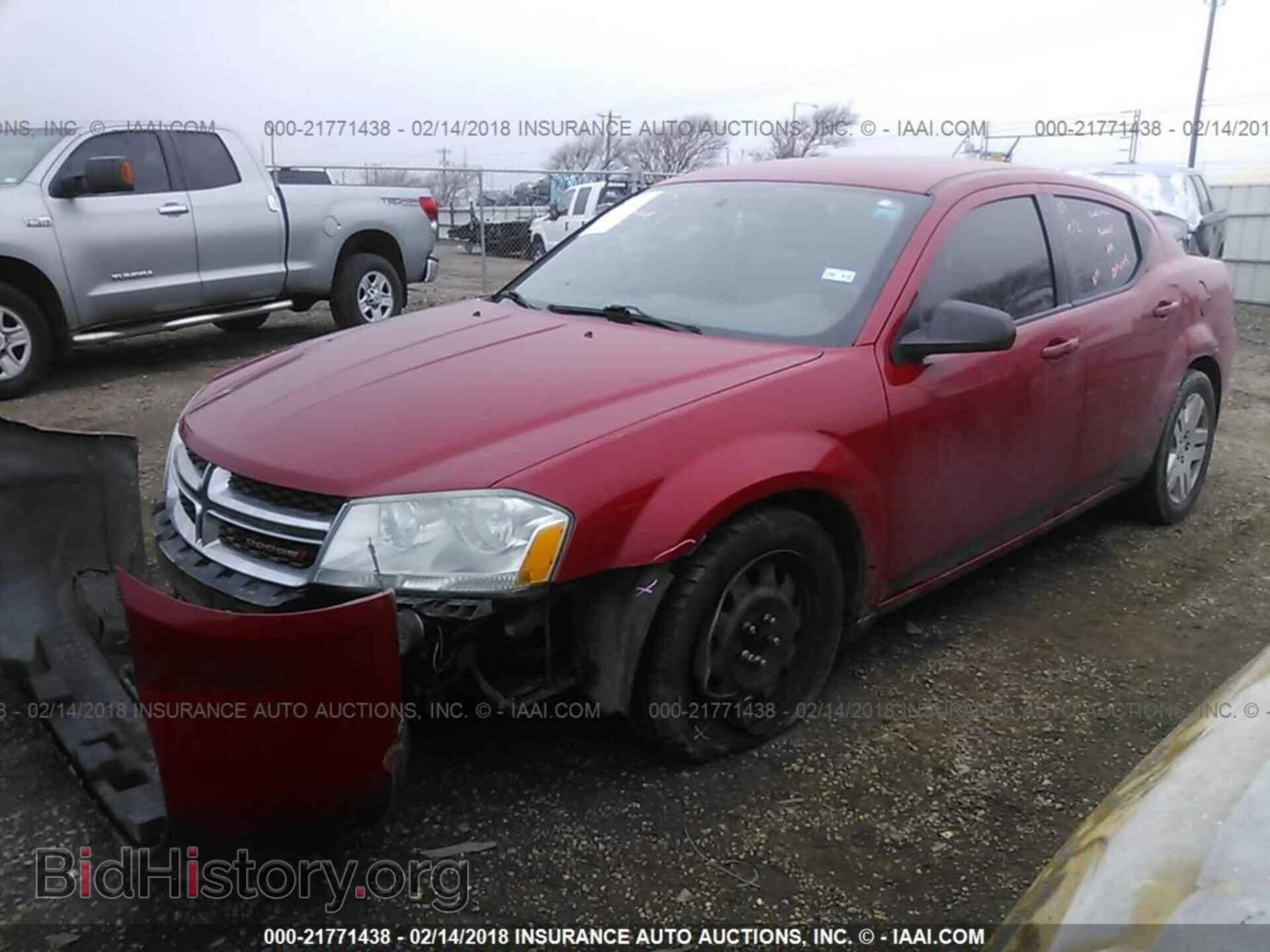 2013 Dodge Avenger - VIN: 1C3CDZAB5DN613847 - Фото 2