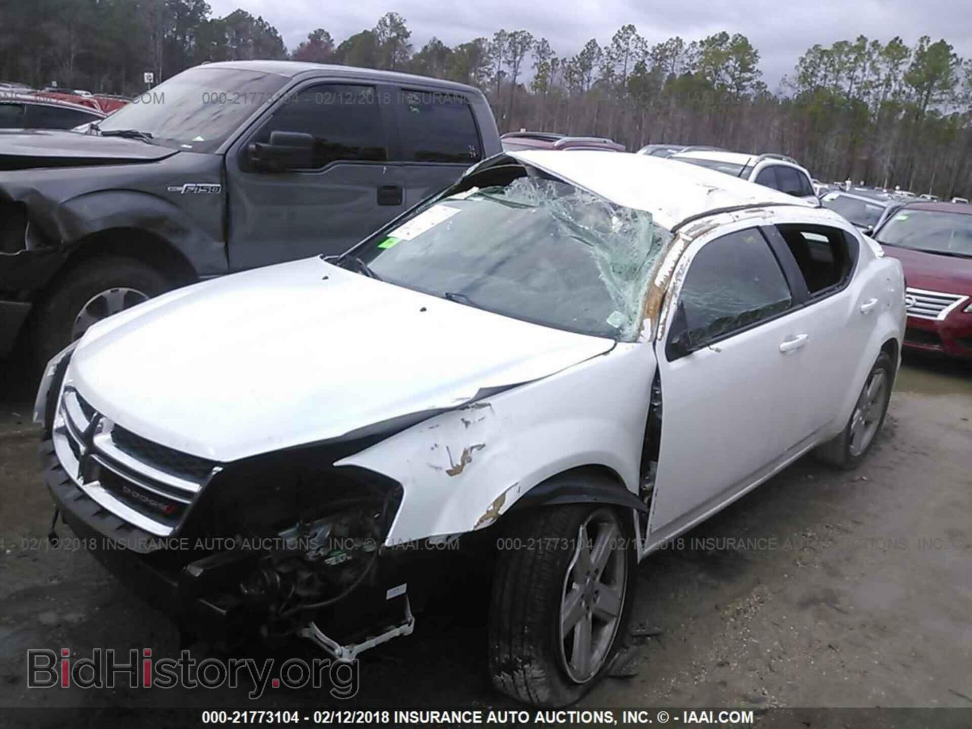 2013 Dodge Avenger - VIN: 1C3CDZAB6DN708384 - Фото 2