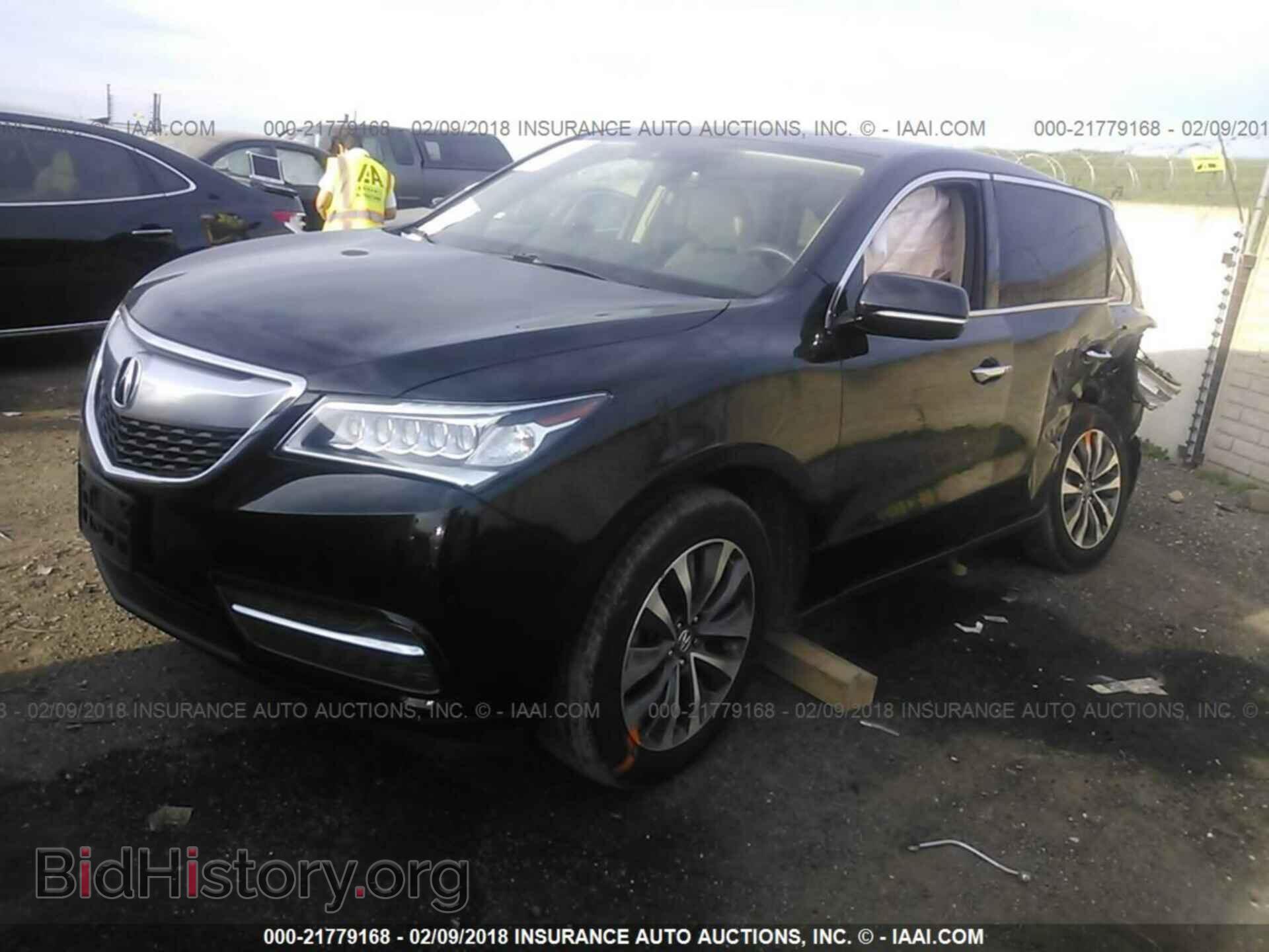 2016 Acura Mdx - VIN: 5FRYD4H48GB028094 - Фото 2
