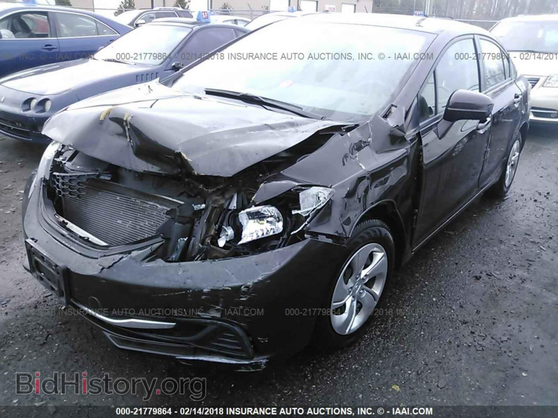 2014 Honda Civic - VIN: 2HGFB2F53EH514643 - Фото 2
