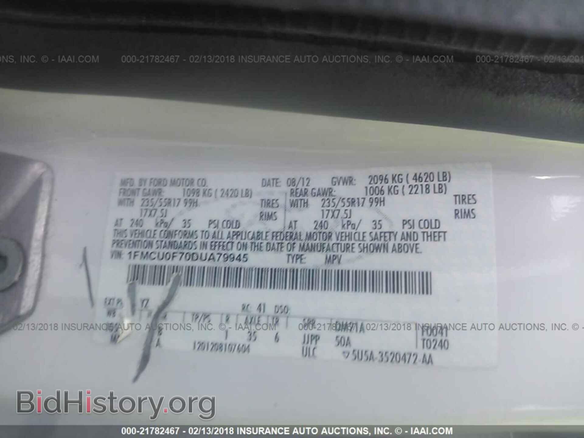 2013 Ford Escape - VIN: 1FMCU0F70DUA79945 - Photo 9