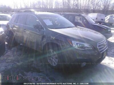 2016 Subaru OUTBACK, green — VIN 4S4BSACC6G3242021, IAAI