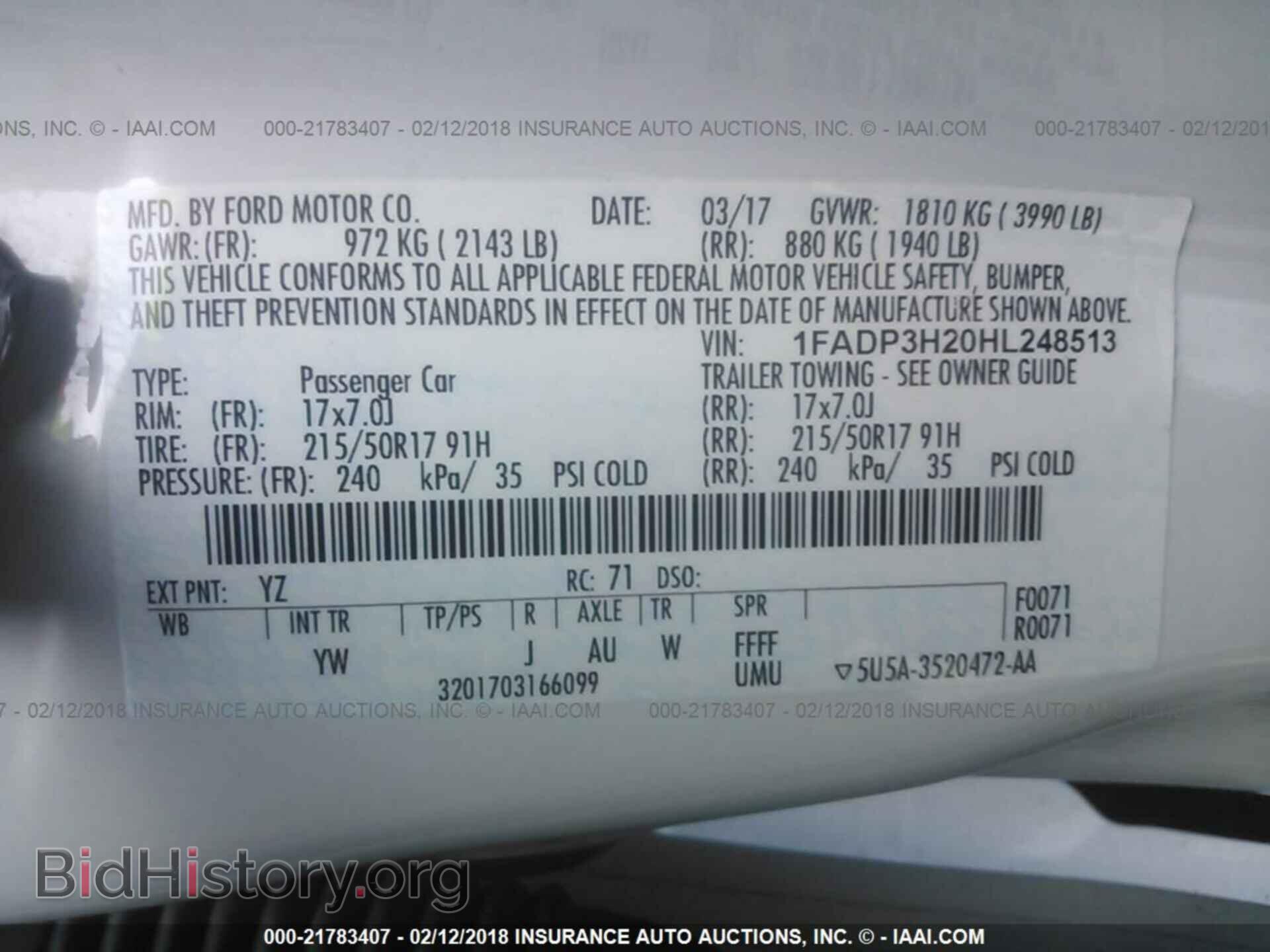2017 Ford Focus - VIN: 1FADP3H20HL248513 - Photo 9