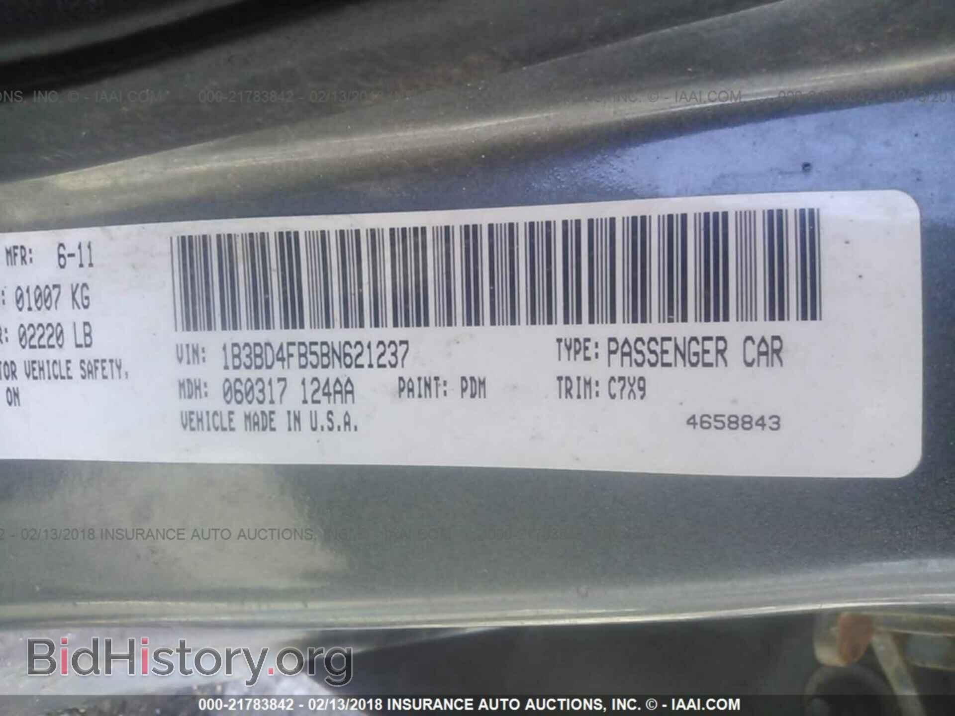 2011 Dodge Avenger - VIN: 1B3BD4FB5BN621237 - Photo 9