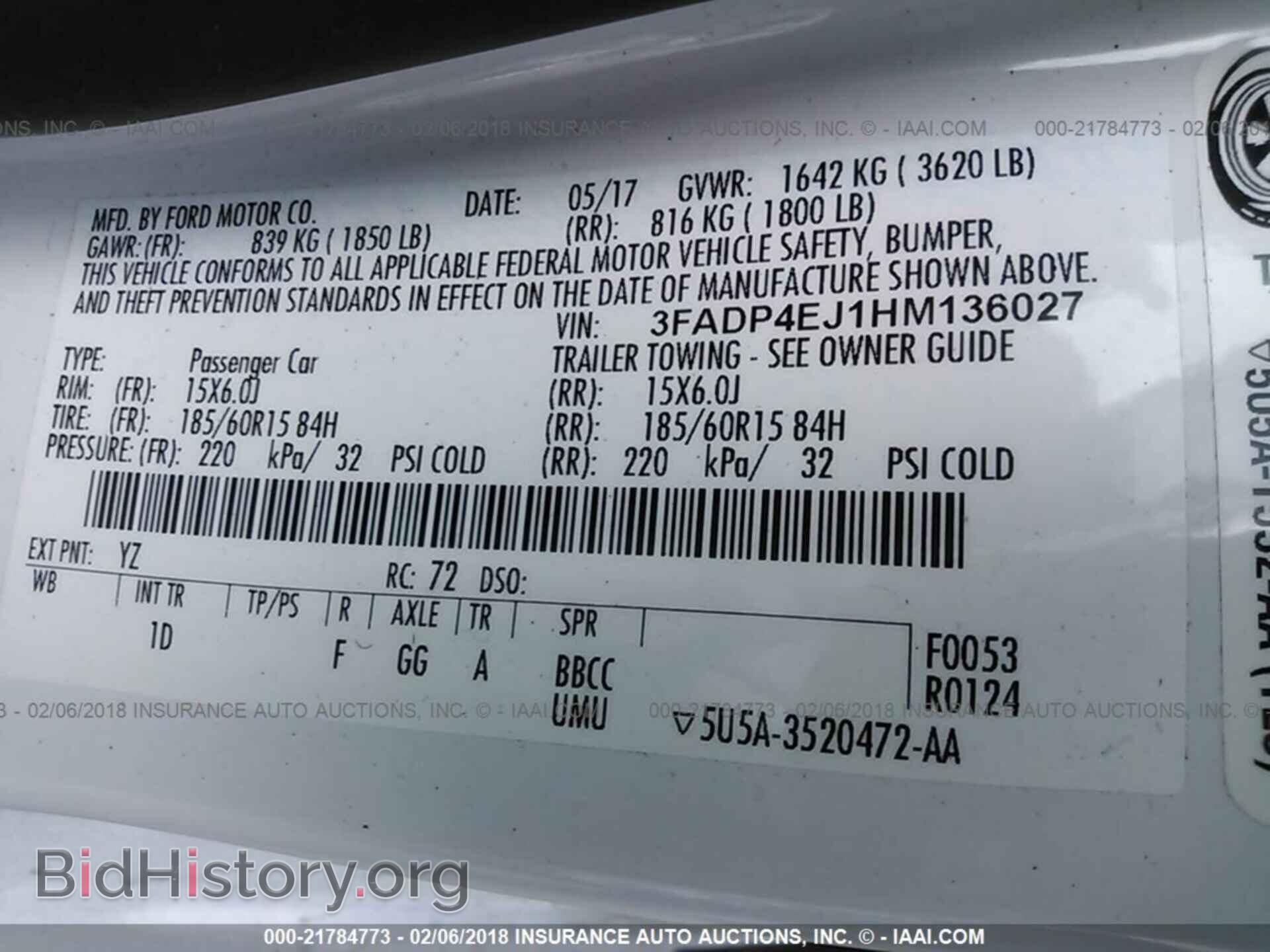 2017 Ford Fiesta - VIN: 3FADP4EJ1HM136027 - Photo 9