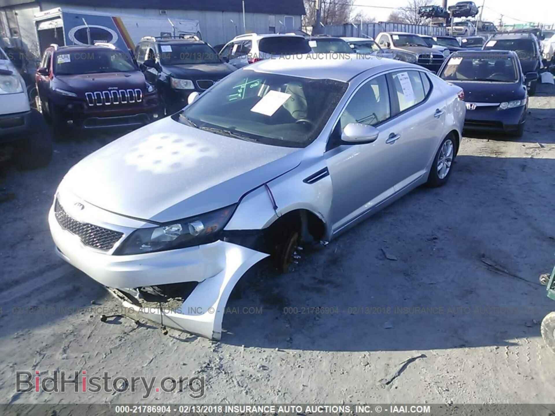 2013 Kia Optima - VIN: KNAGM4A70D5345931 - Фото 2