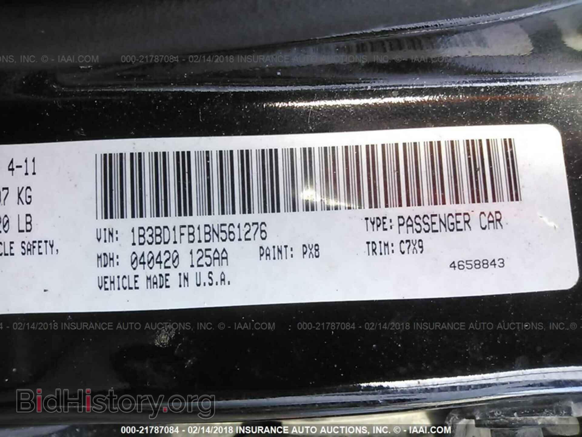 2011 Dodge Avenger - VIN: 1B3BD1FB1BN561276 - Photo 9