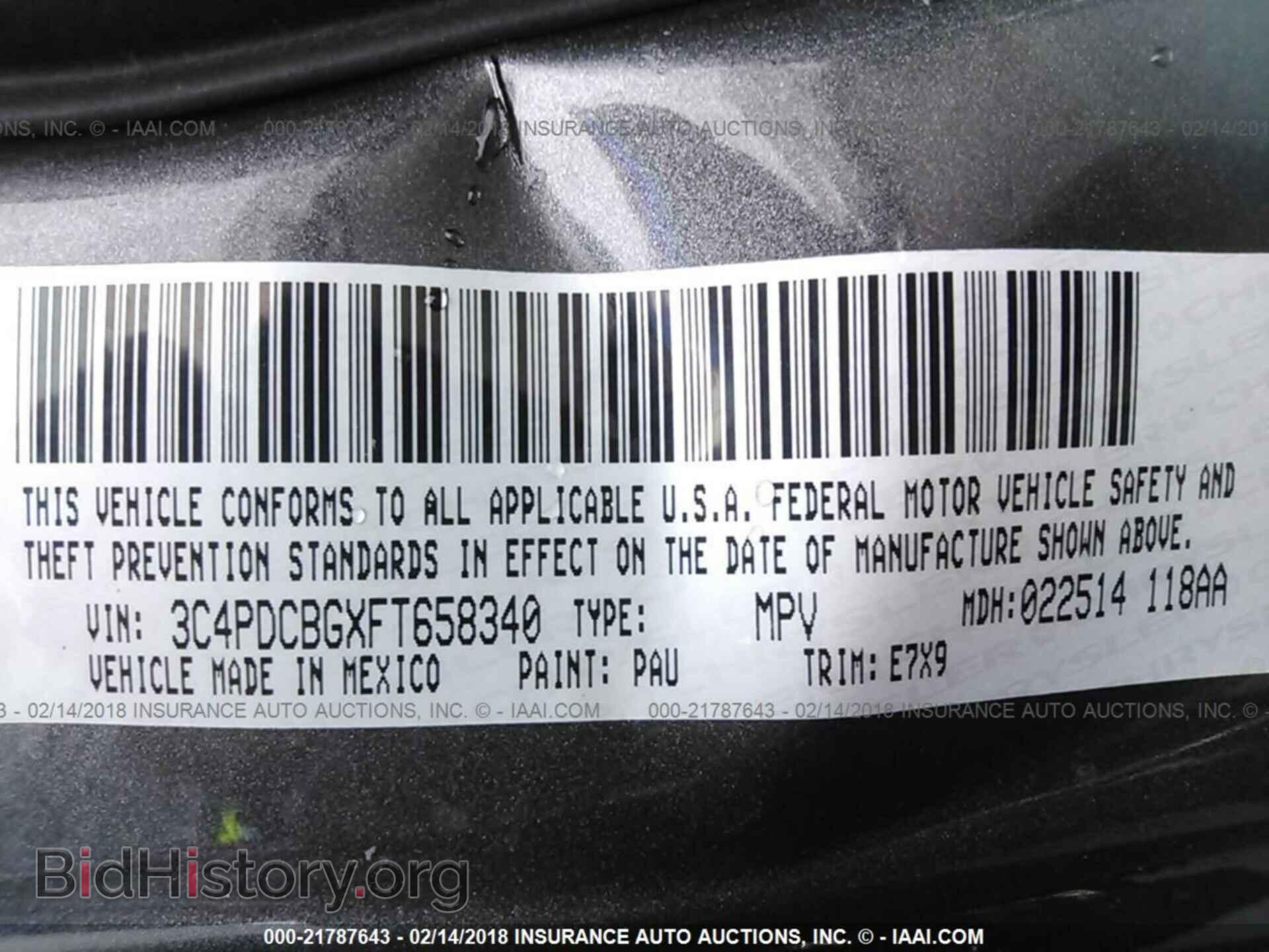 2015 Dodge Journey - VIN: 3C4PDCBGXFT658340 - Photo 9