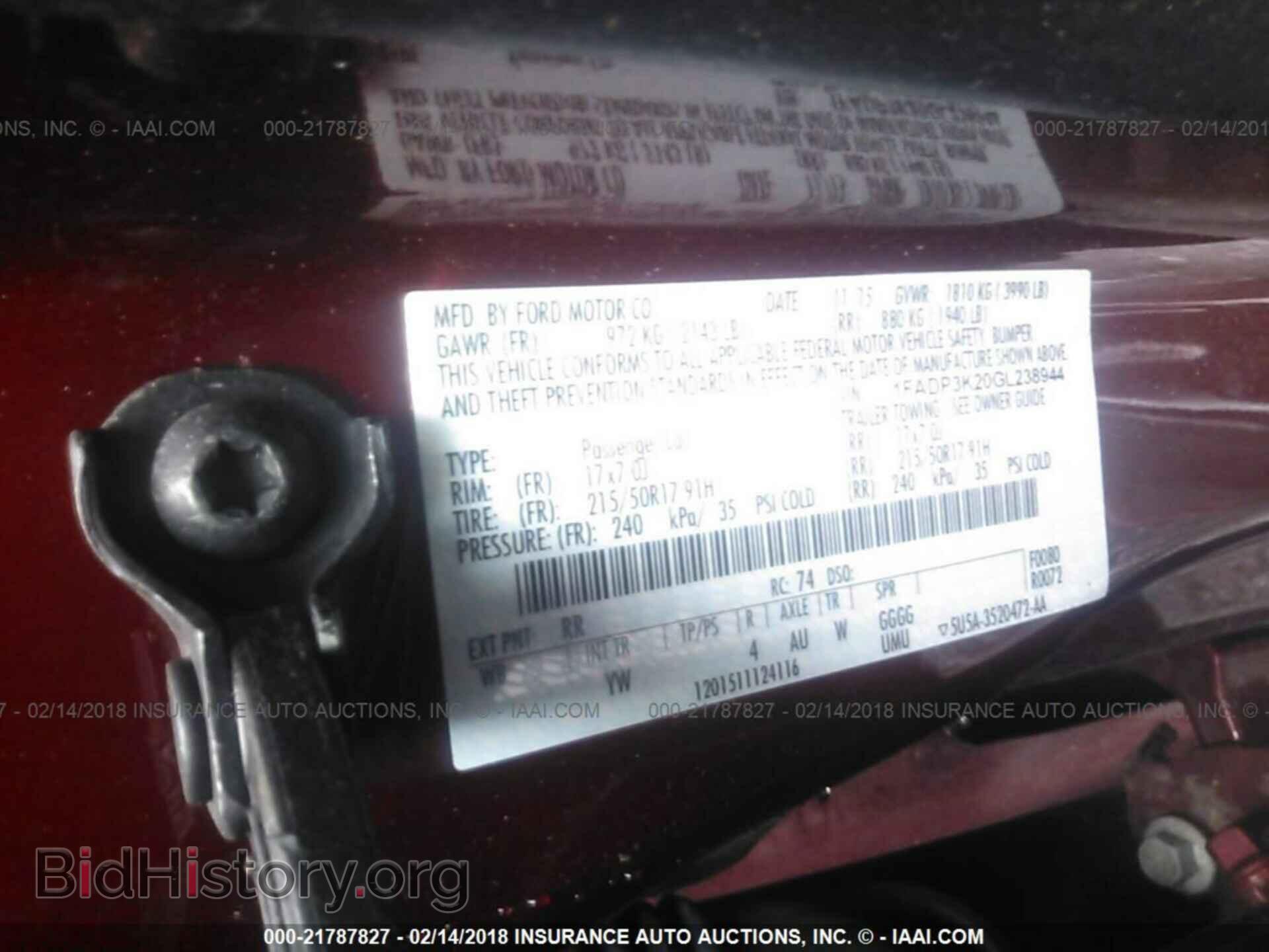 2016 Ford Focus - VIN: 1FADP3K20GL238944 - Фото 9