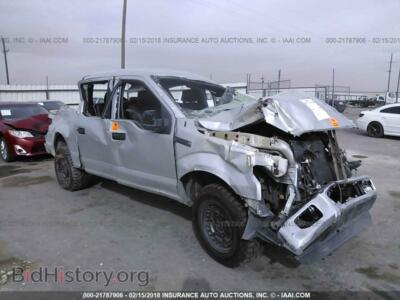 2015 Ford F150, серебристый — VIN 1FTEW1CF1FKD61440, IAAI