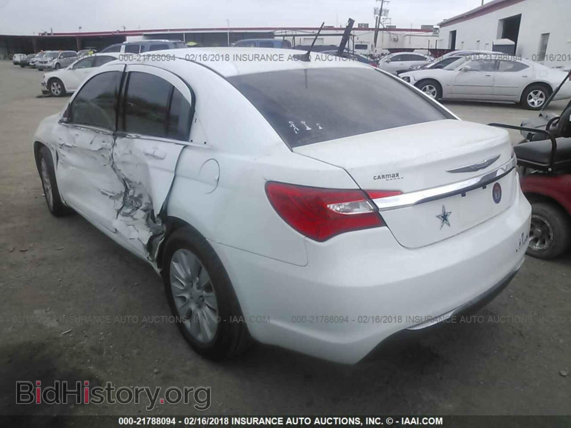 2013 Chrysler 200 - VIN: 1C3CCBAB1DN640344 - Фото 3