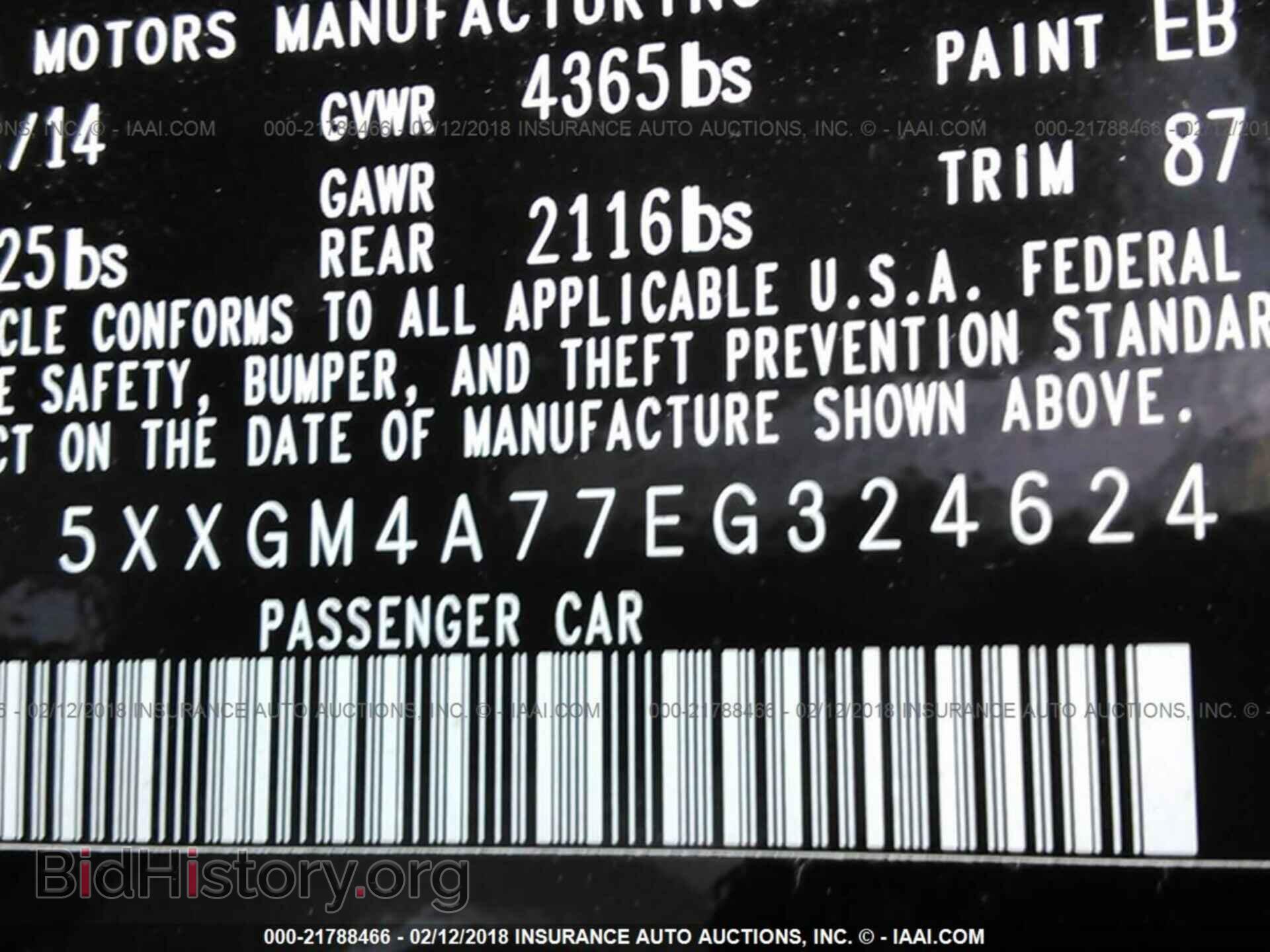 2014 Kia Optima - VIN: 5XXGM4A77EG324624 - Фото 9