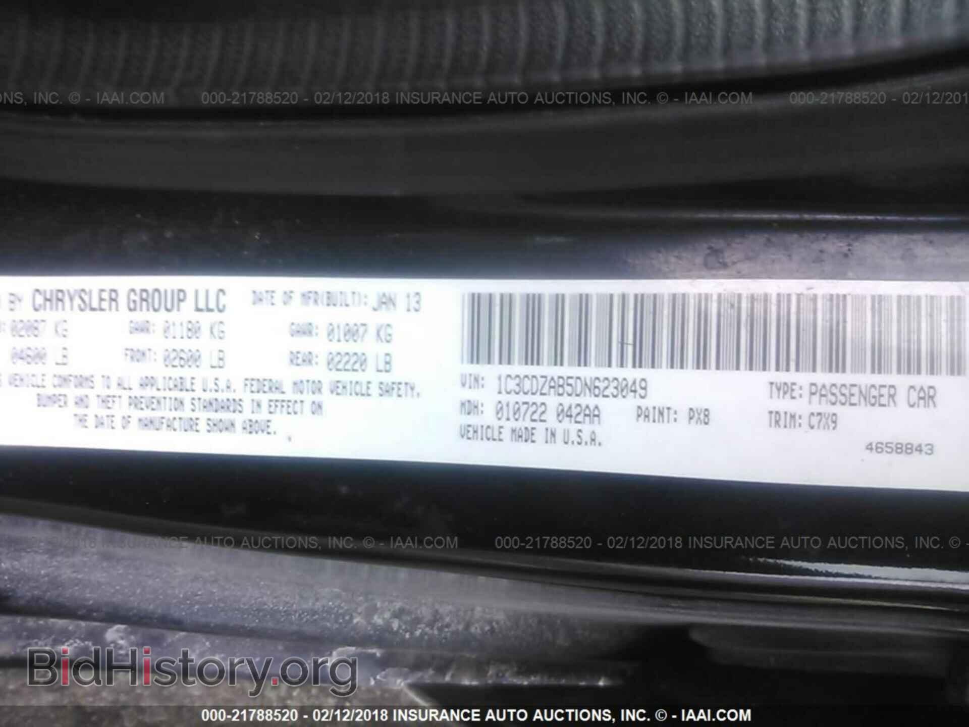 2013 Dodge Avenger - VIN: 1C3CDZAB5DN623049 - Photo 9