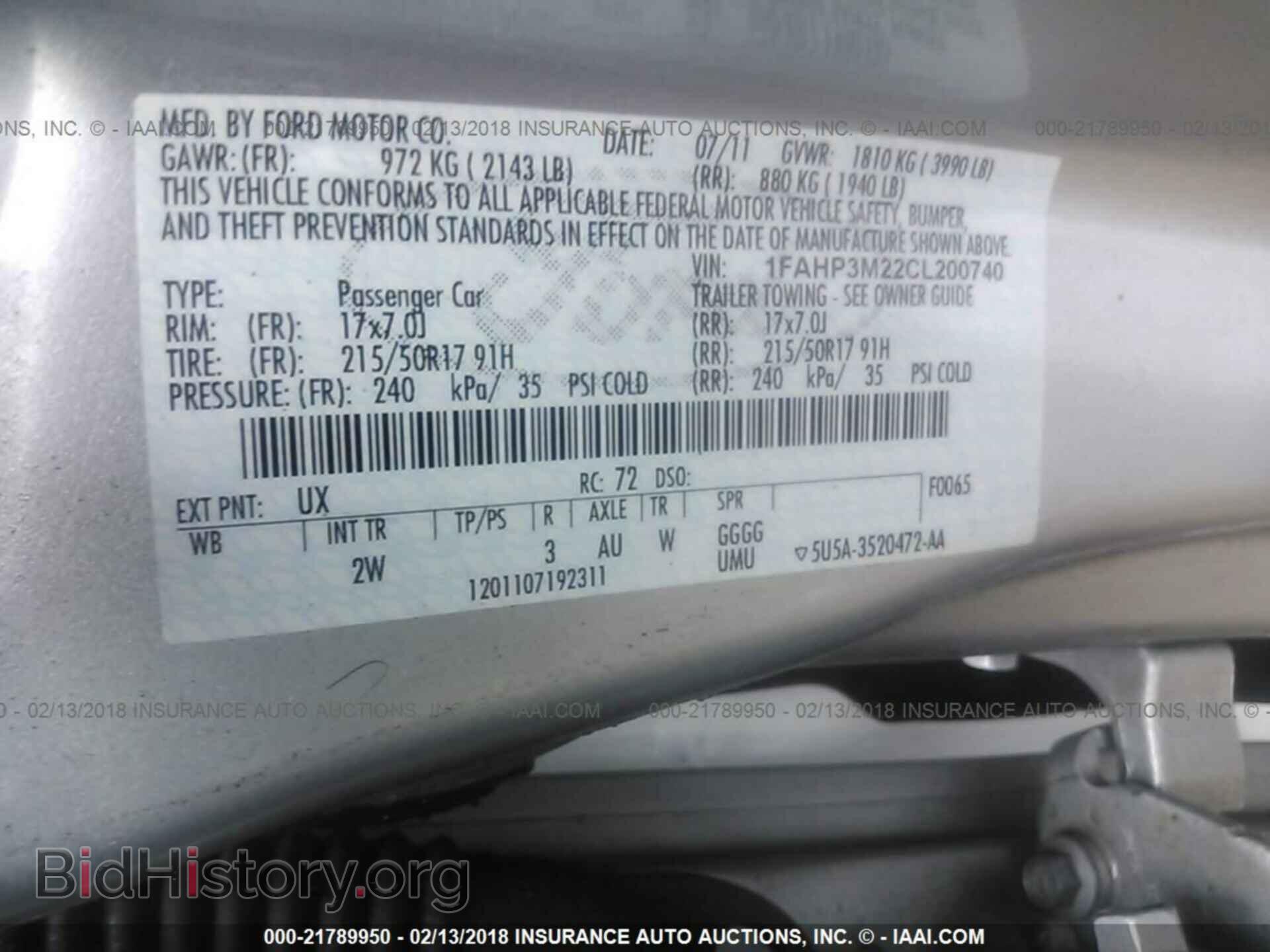 2012 Ford Focus - VIN: 1FAHP3M22CL200740 - Photo 9