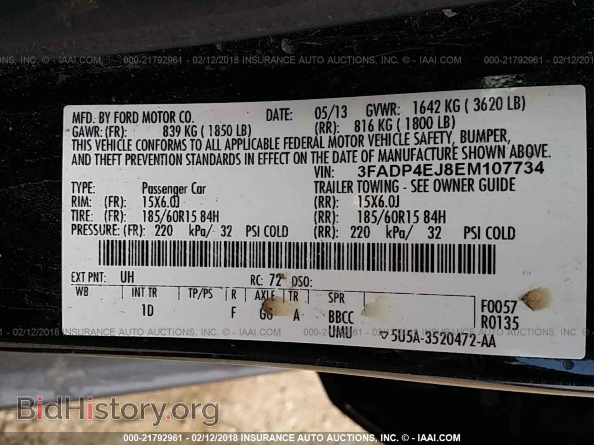 2014 Ford Fiesta - VIN: 3FADP4EJ8EM107734 - Photo 9