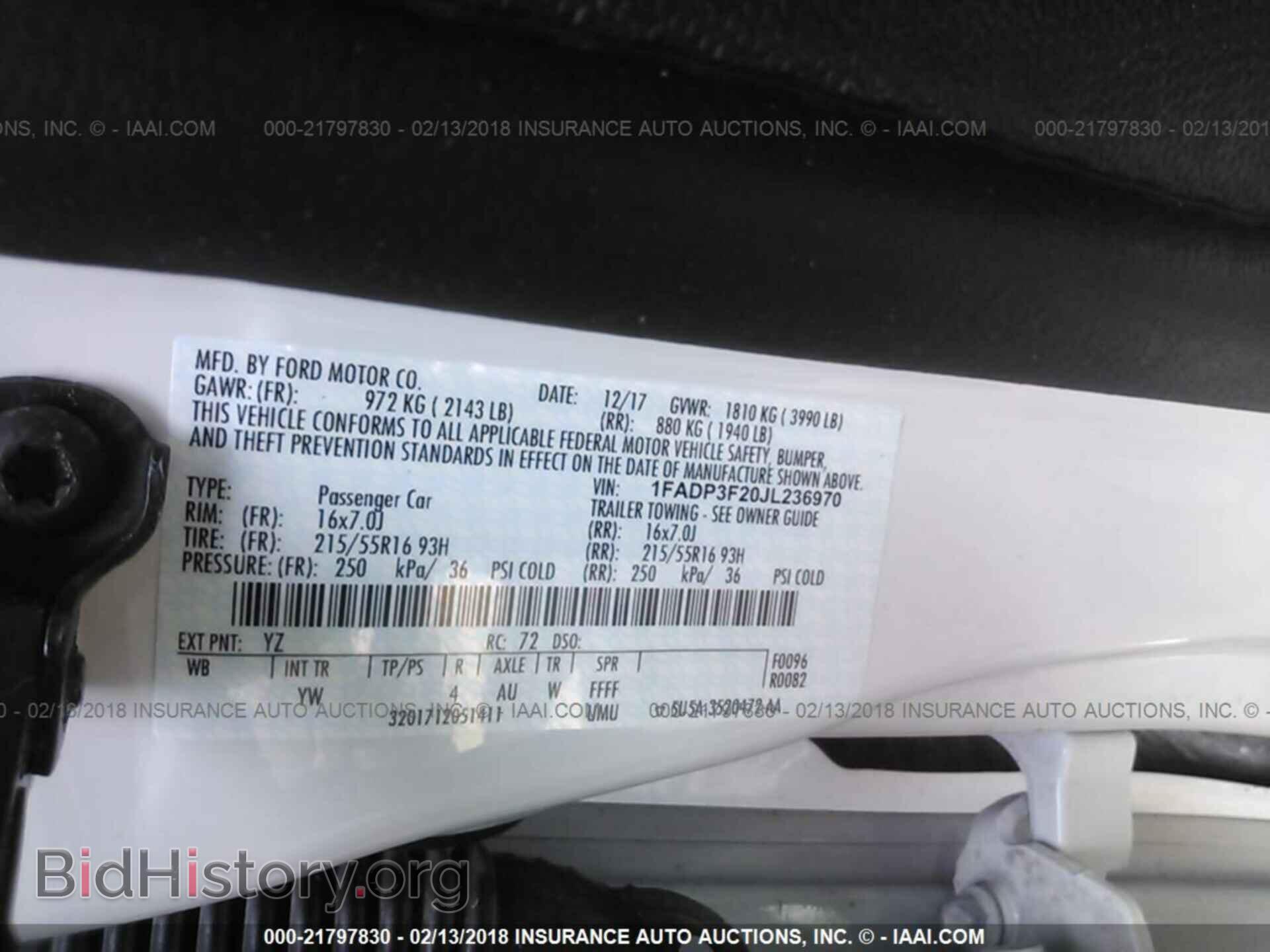 2018 Ford Focus - VIN: 1FADP3F20JL236970 - Фото 9
