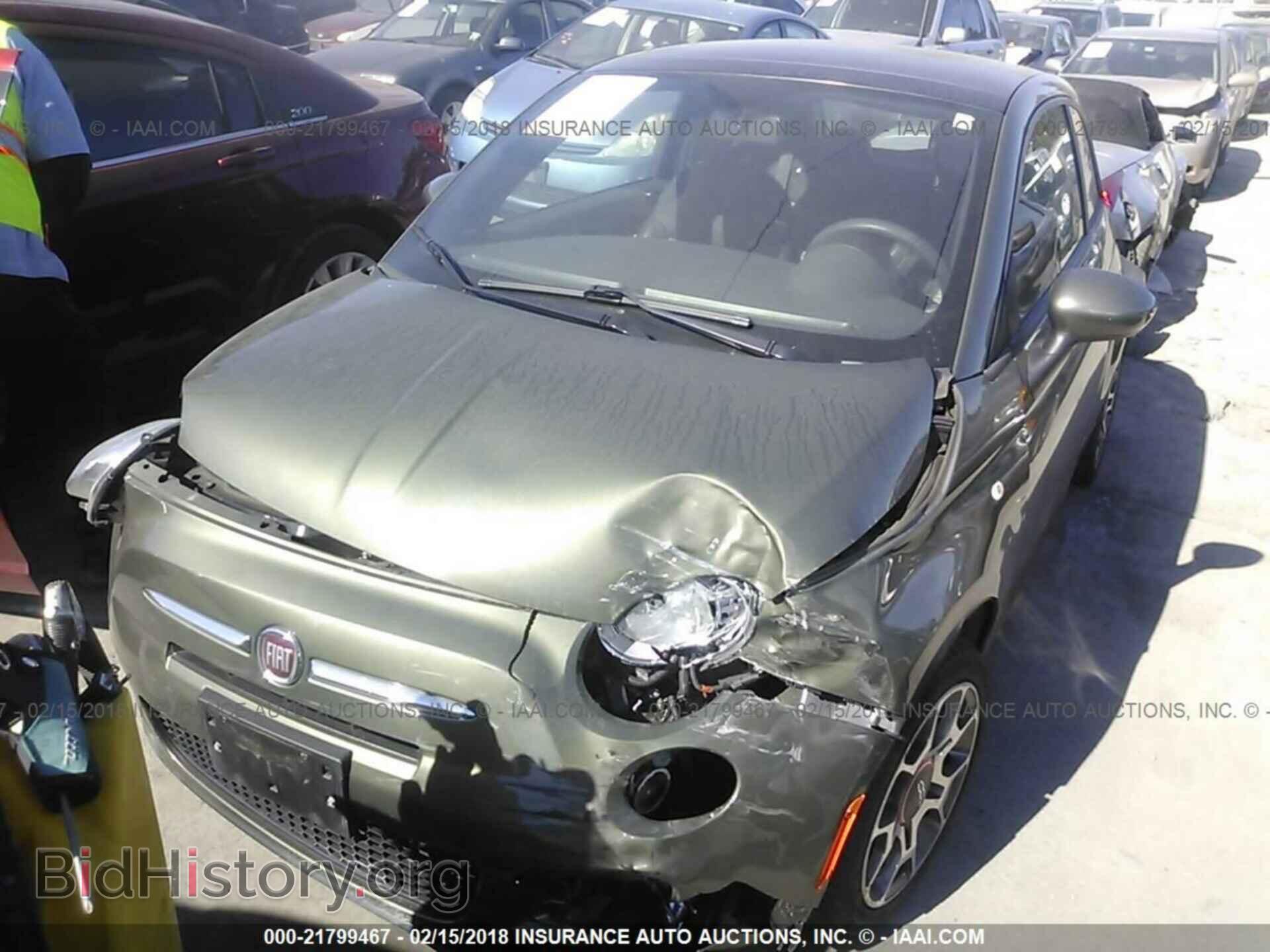 2012 Fiat 500 - VIN: 3C3CFFBRXCT119552 - Фото 2