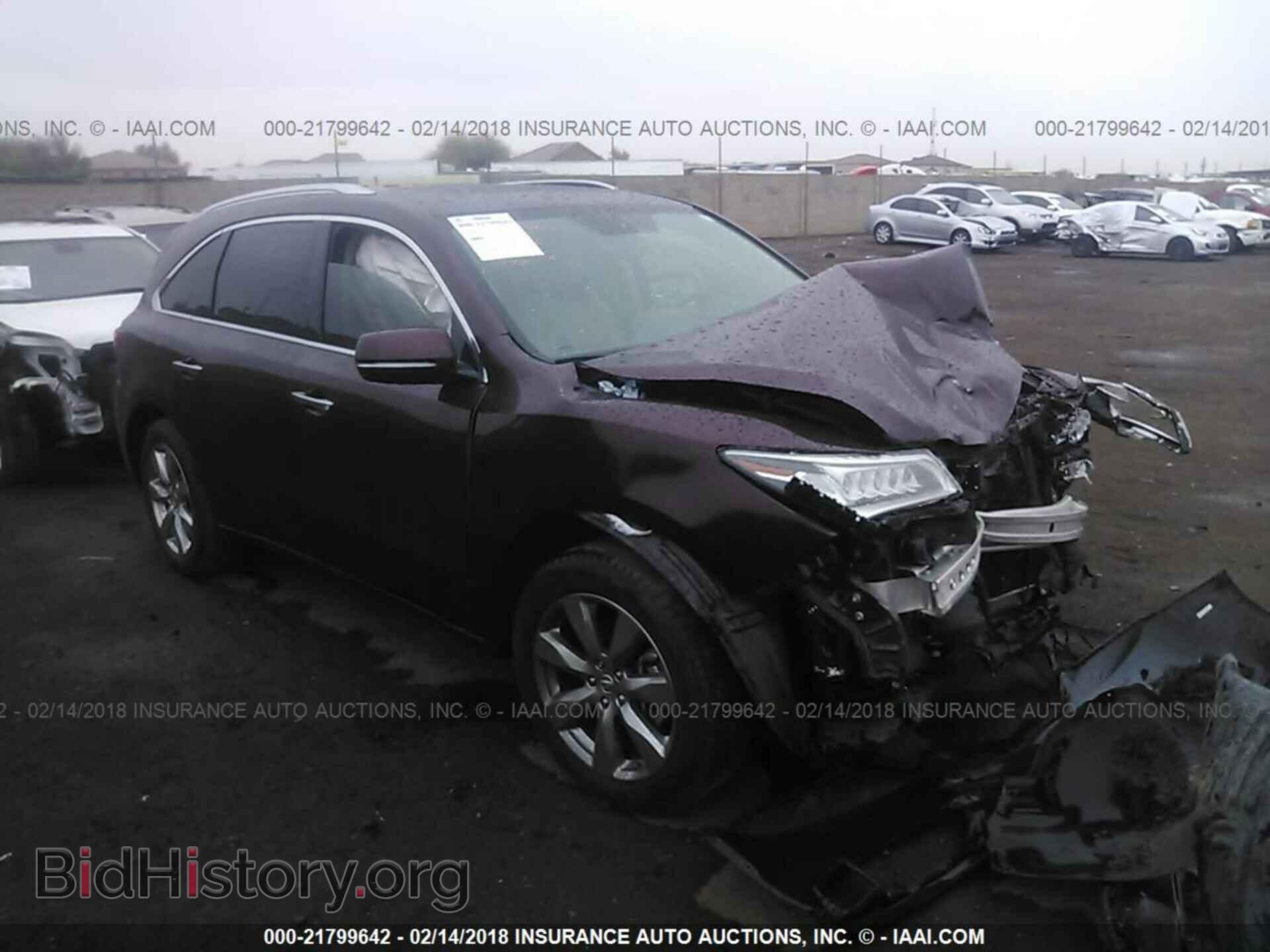 Фотография 5FRYD3H87EB018442 - Acura Mdx 2014