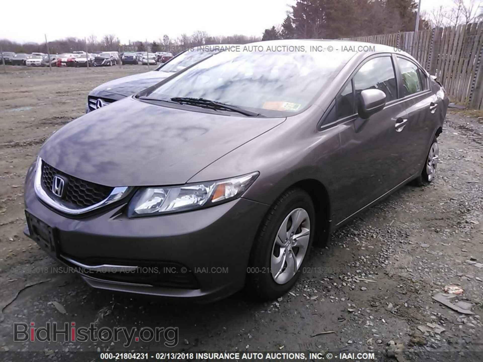 2014 Honda Civic - VIN: 2HGFB2F55EH522842 - Фото 2
