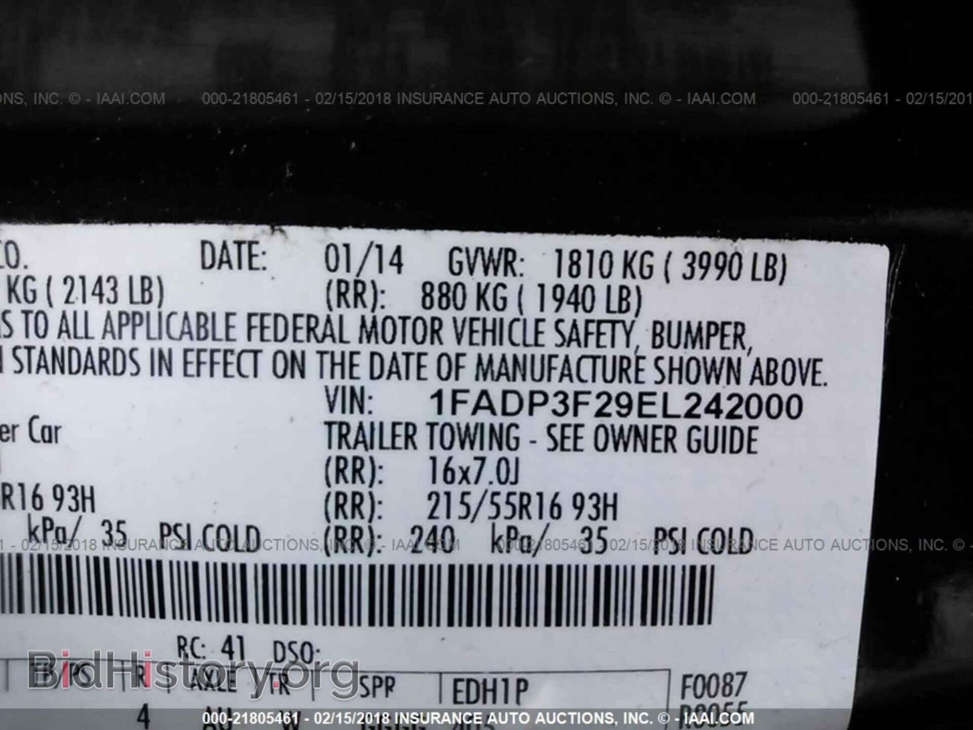 2014 Ford Focus - VIN: 1FADP3F29EL242000 - Фото 9