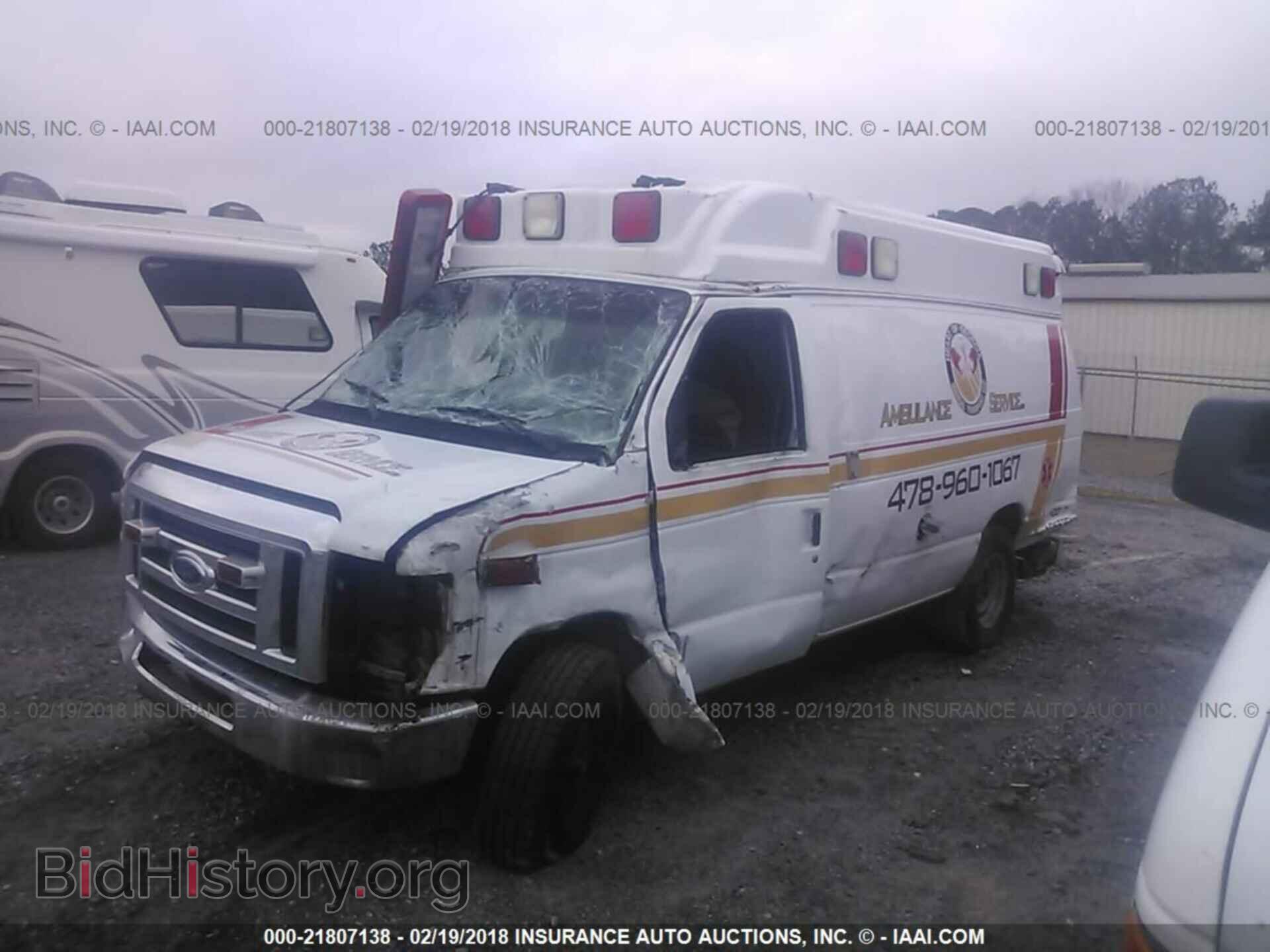 2008 FORD ECONOLINE - VIN: 1FDSS34P98DB04417 - Фото 2