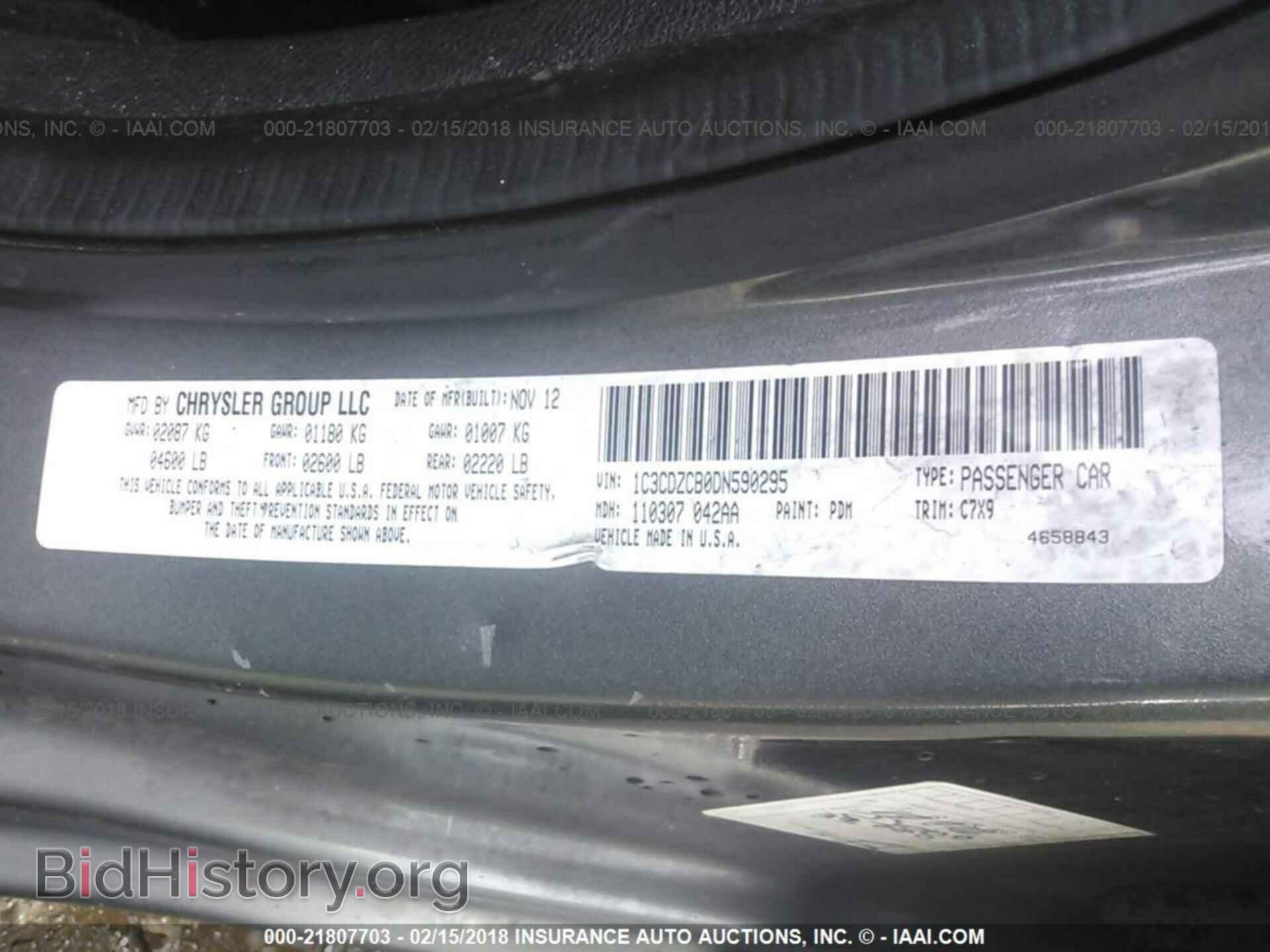 2013 Dodge Avenger - VIN: 1C3CDZCB0DN590295 - Photo 9