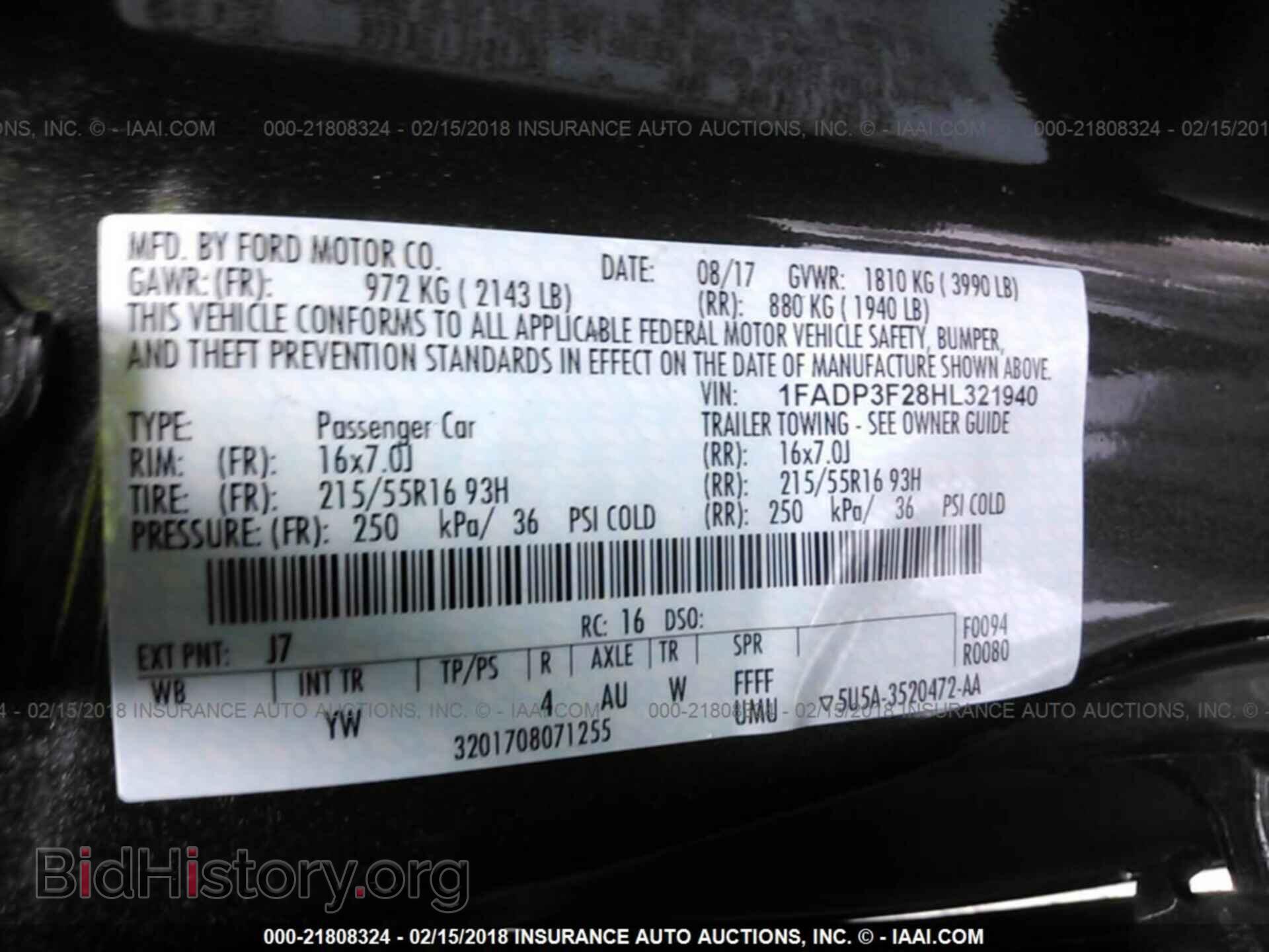 2017 Ford Focus - VIN: 1FADP3F28HL321940 - Photo 9