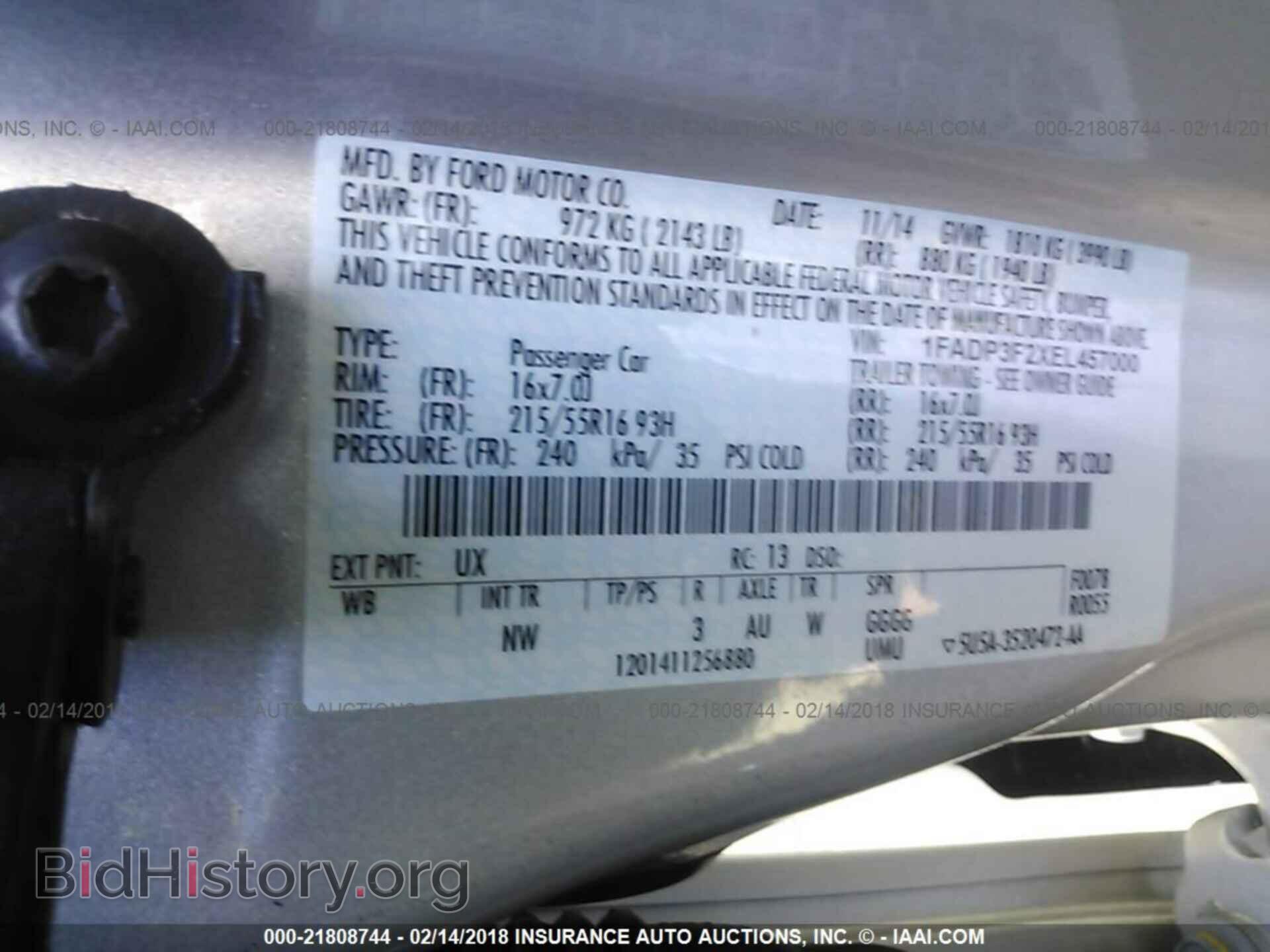2014 Ford Focus - VIN: 1FADP3F2XEL457000 - Фото 9