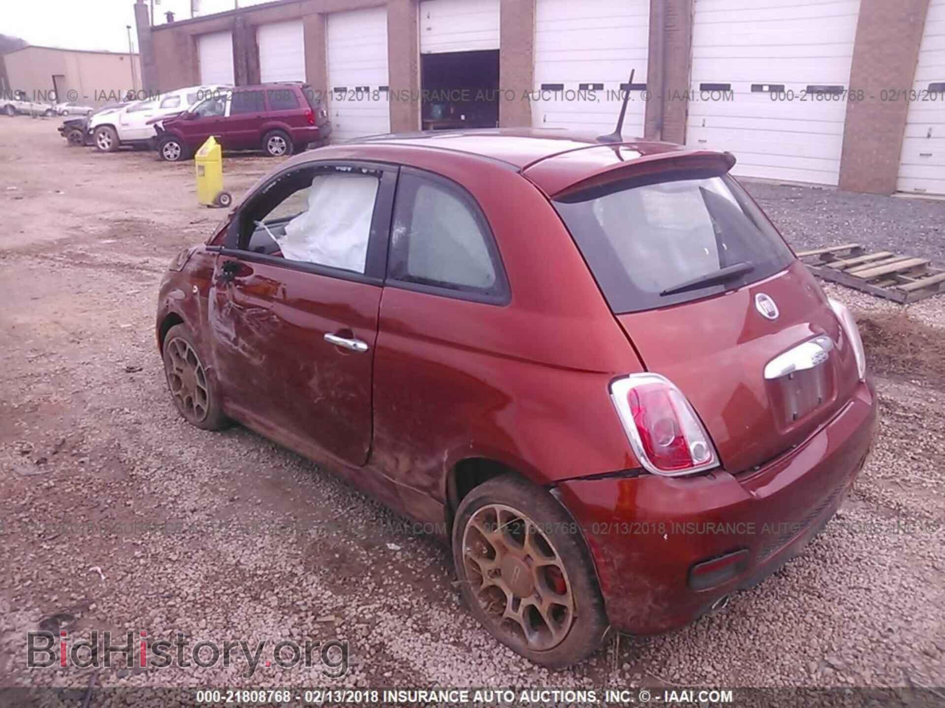 2012 Fiat 500 - VIN: 3C3CFFBR7CT169485 - Фото 3