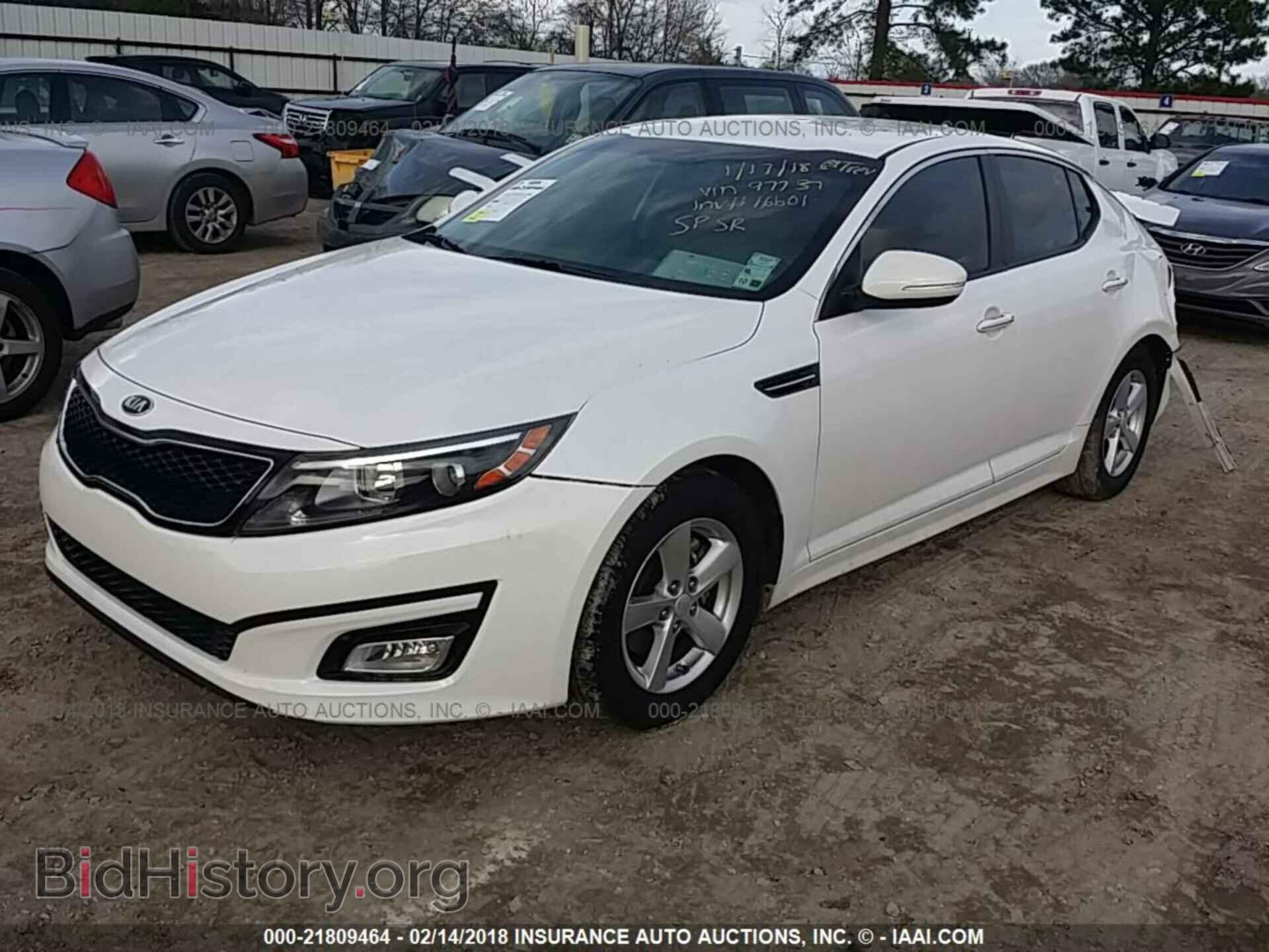 2015 Kia Optima - VIN: KNAGM4A7XF5597737 - Photo 2