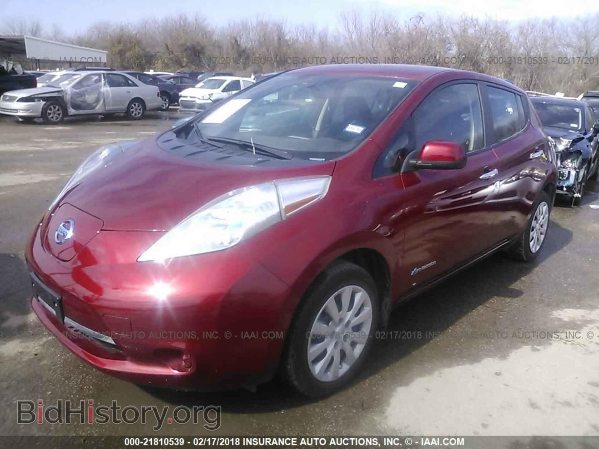2013 Nissan Leaf - VIN: 1N4AZ0CPXDC424413 - Фото 2